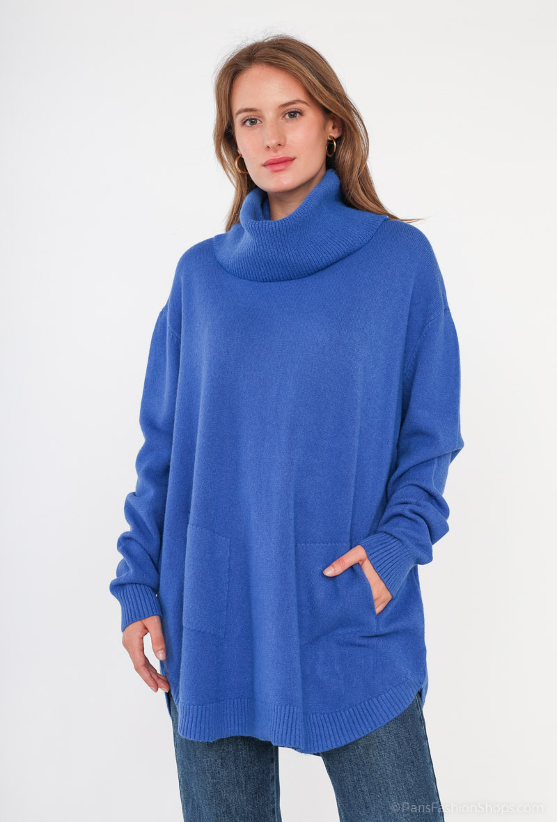 Wholesaler E.DIVA - Sweater with shawl collar