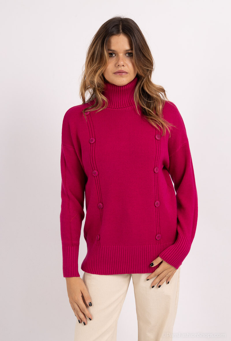 Wholesaler E.DIVA - Sweater with geometric pattern