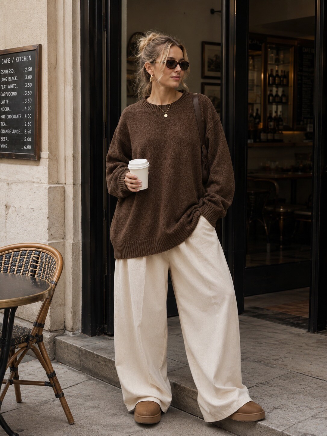 Grossiste E.DIVA - Pull oversize en maille douce femme