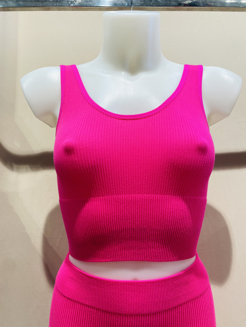 Wholesaler E.DIVA - Crop-Top ribbed tank top