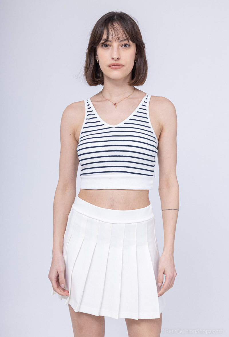 Wholesaler E.DIVA - Marinated tank top with bra
