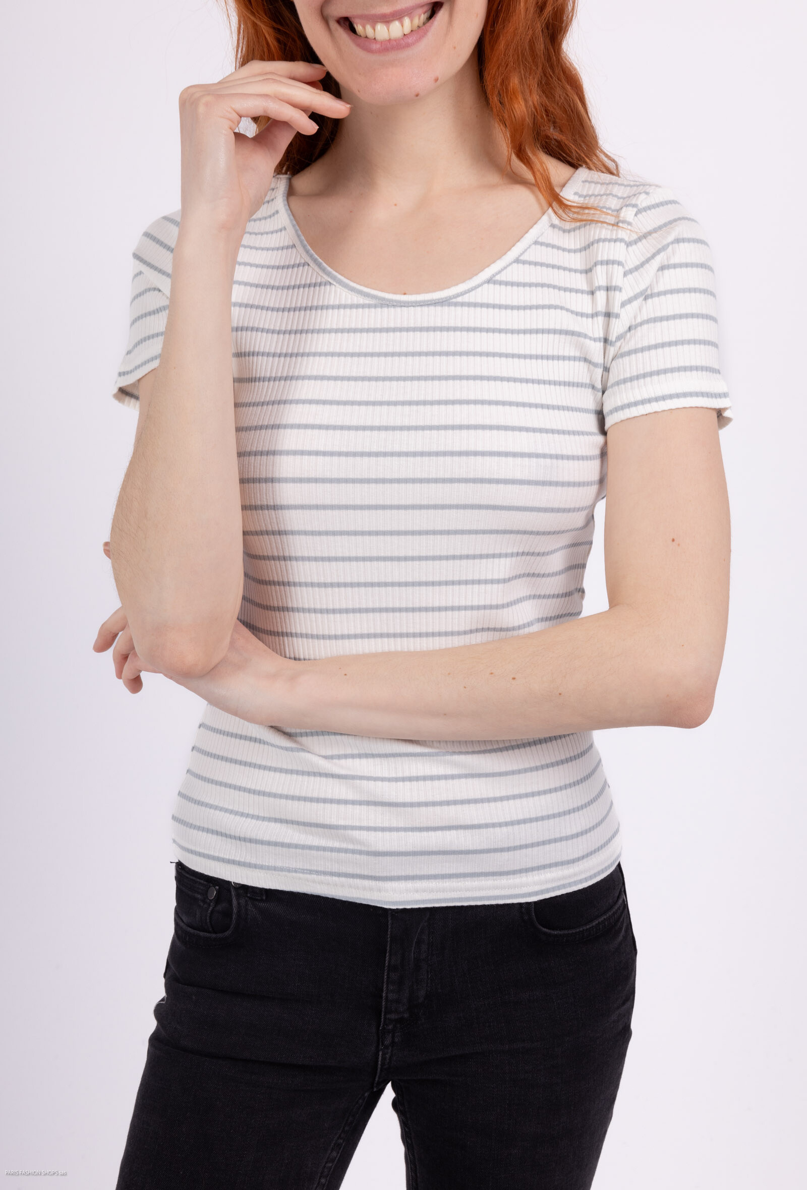 Wholesaler E.DIVA - Boat/ bare shoulder collar dress