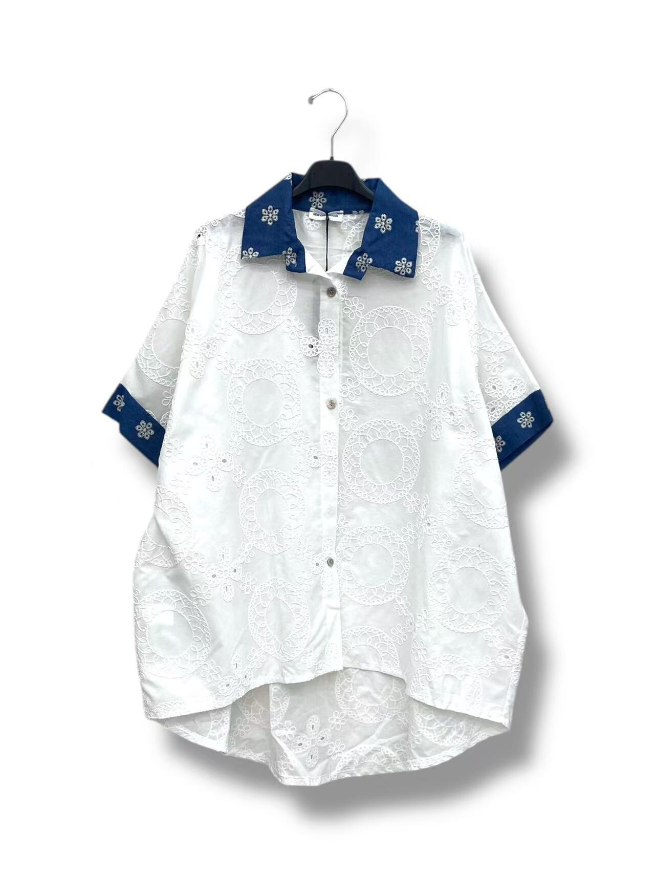 Grossiste E&F - CHEMISE BRODERIE