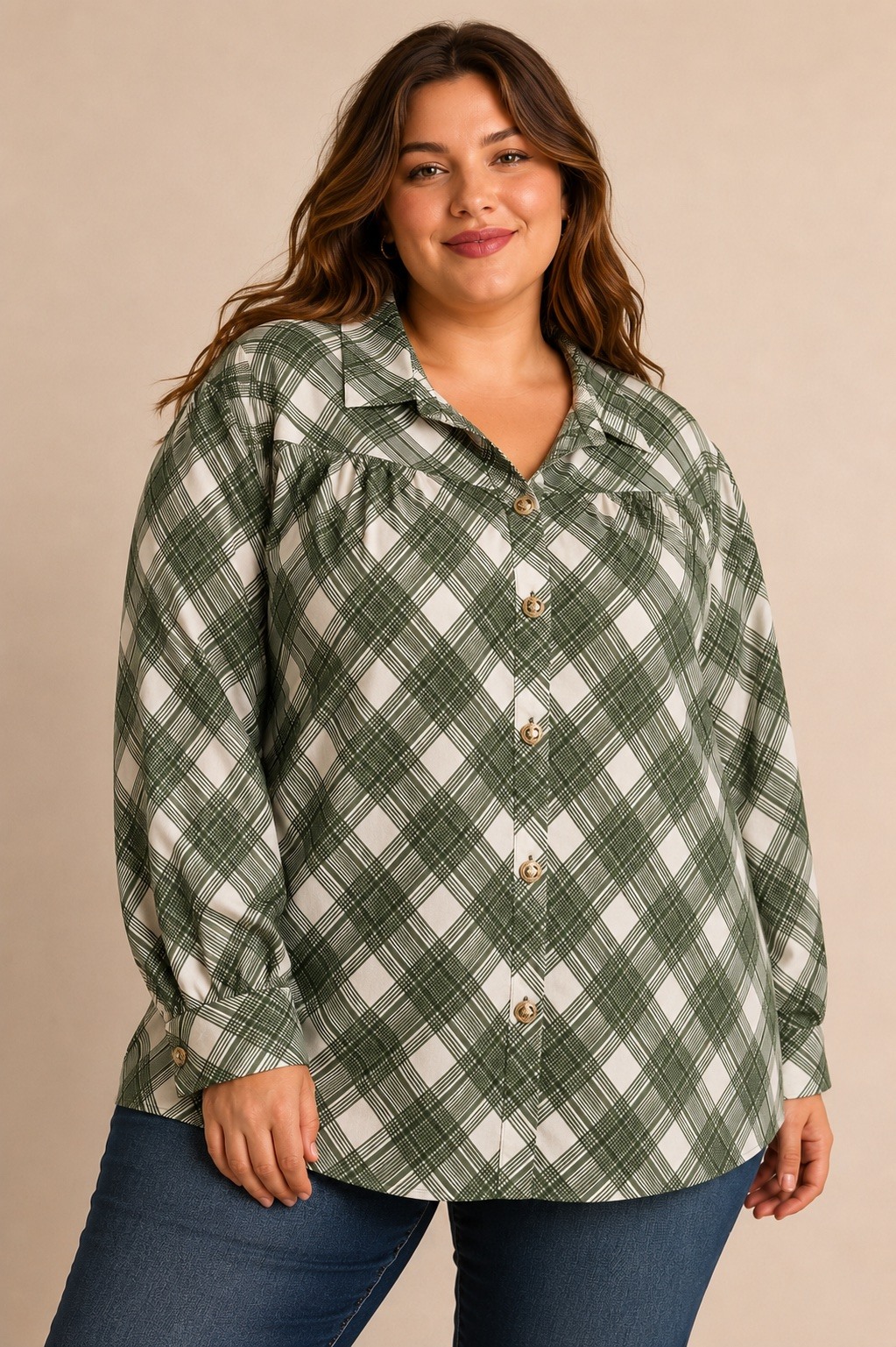 Wholesaler E&F - PLAID SHIRT