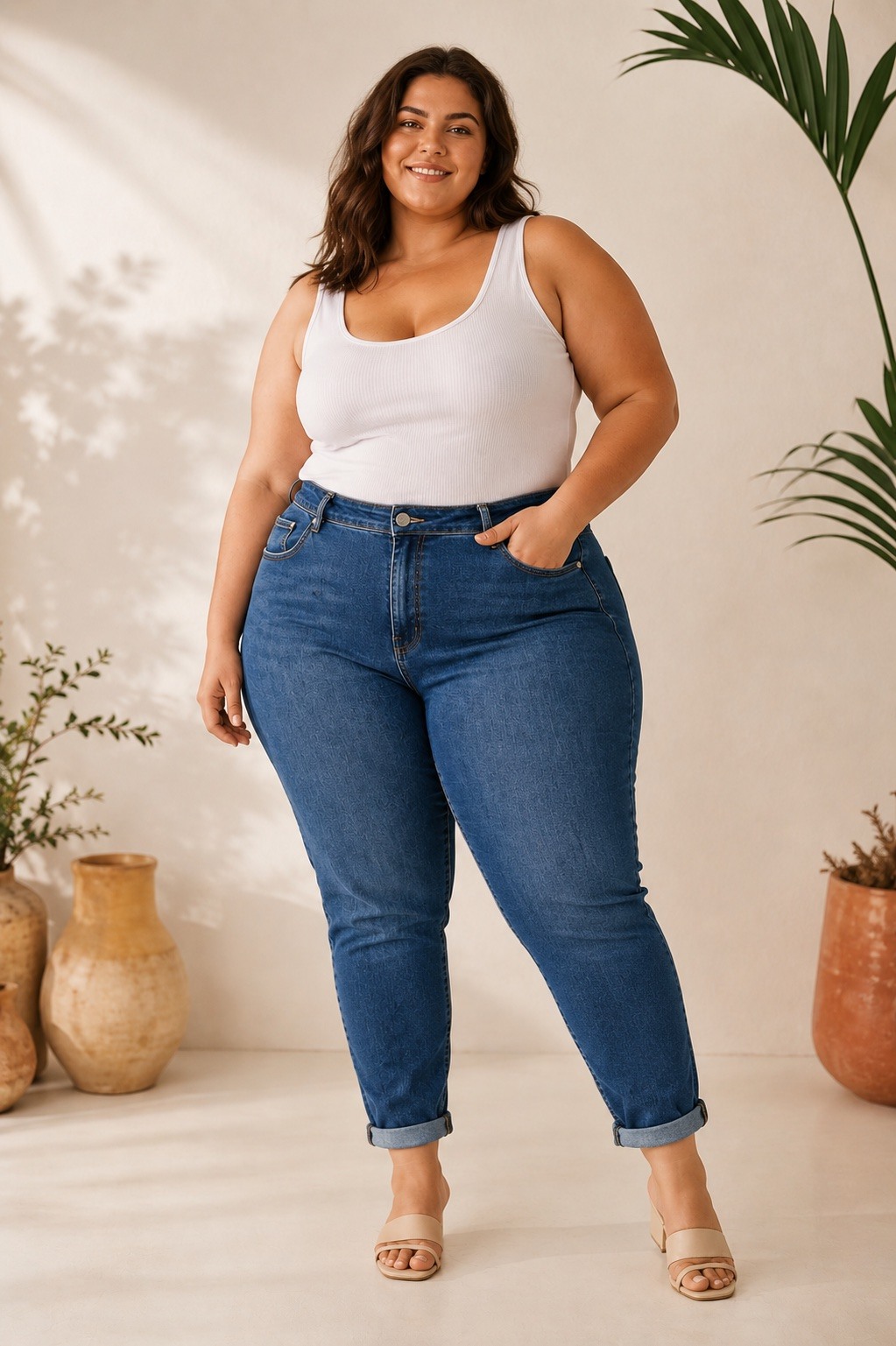 Großhändler E&F - SLIM PUSH UP JEANS