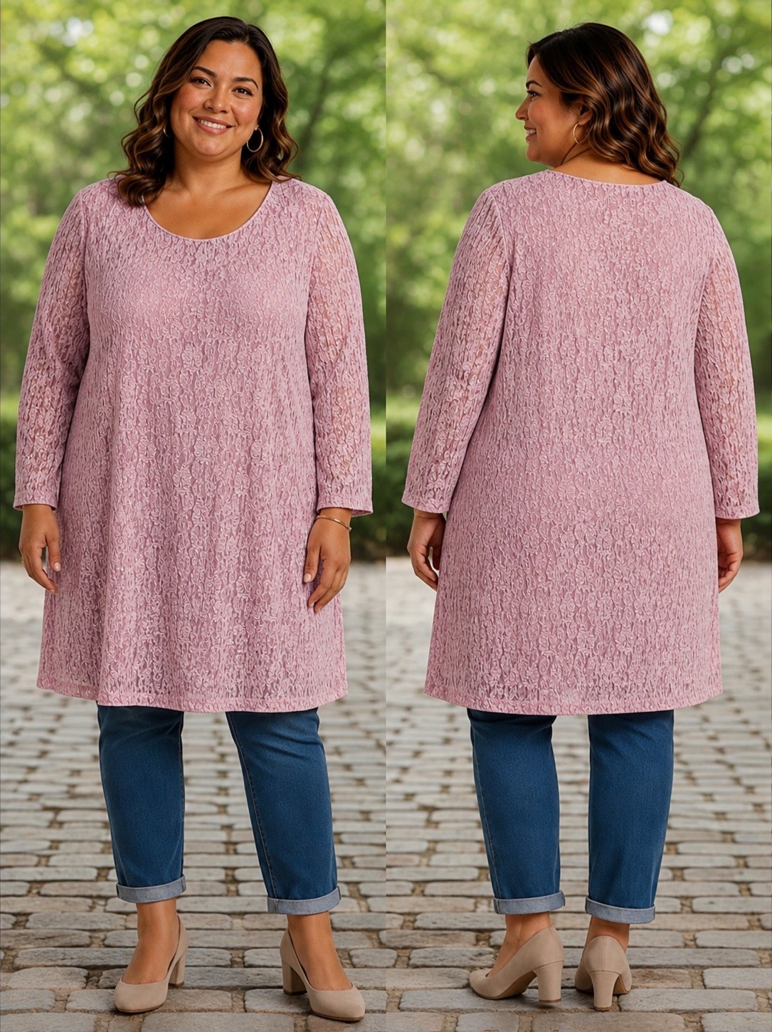 Wholesaler E&F - long sleeve lace dress