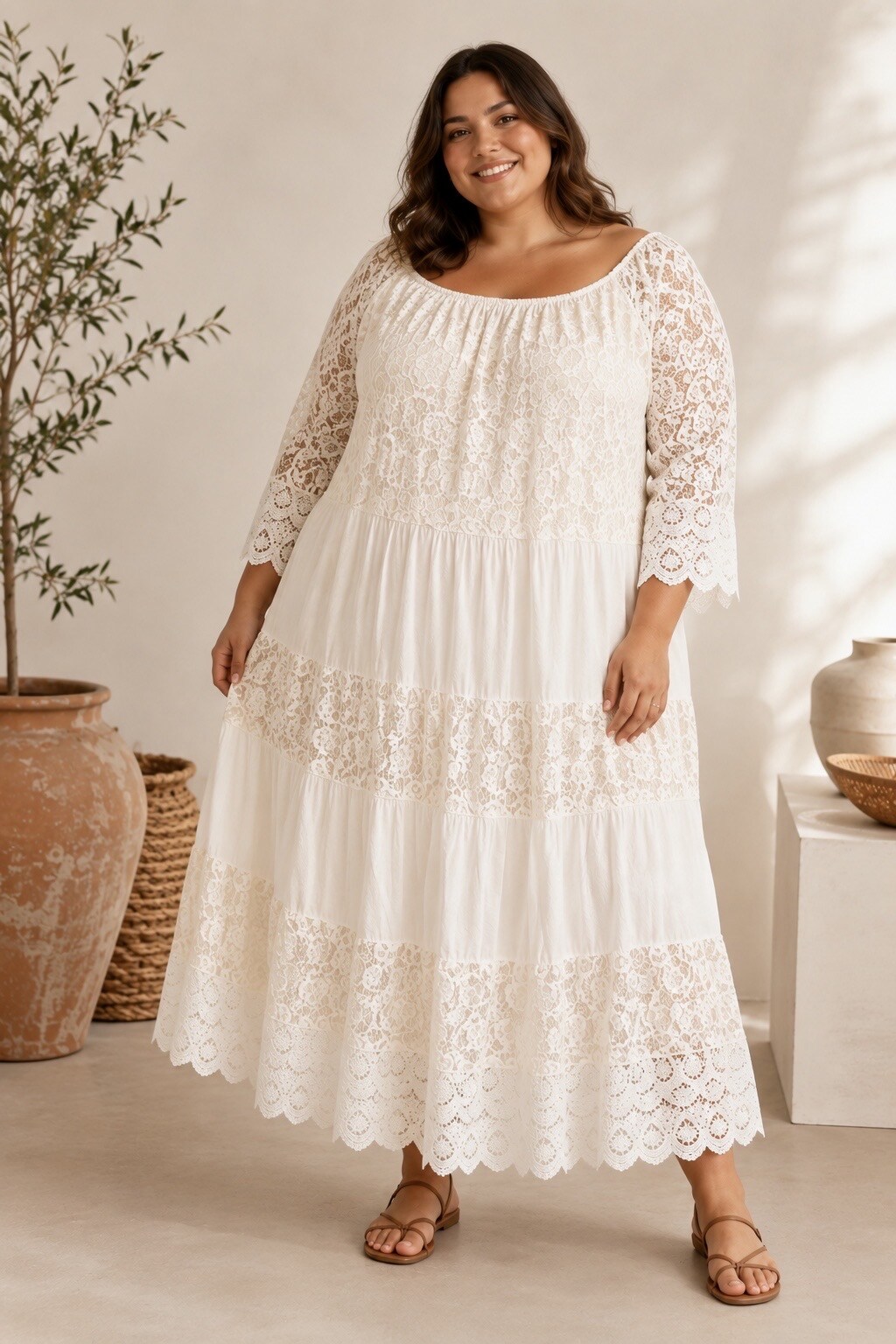 Grossiste E&F - ROBE BOHEME UNI 125CM