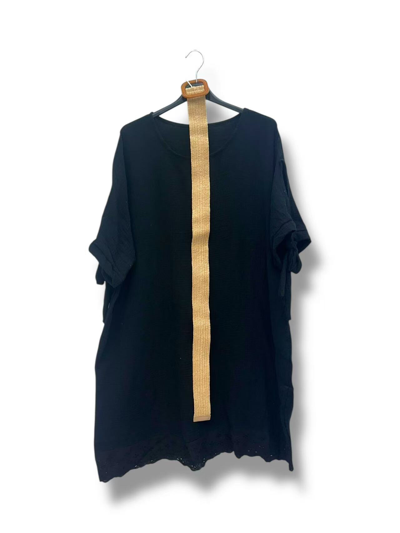 Großhändler E&F - BAUMWOLLGAZE-KLEID