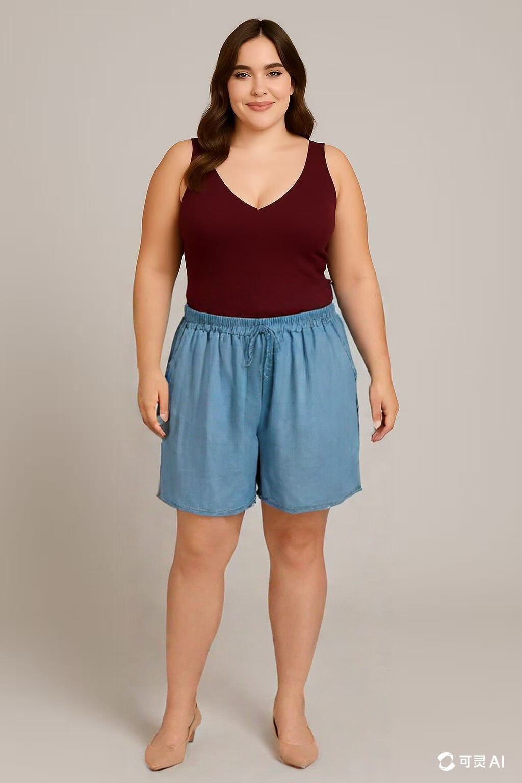 Grossiste E&F - SHORT JEANS FLUIDE