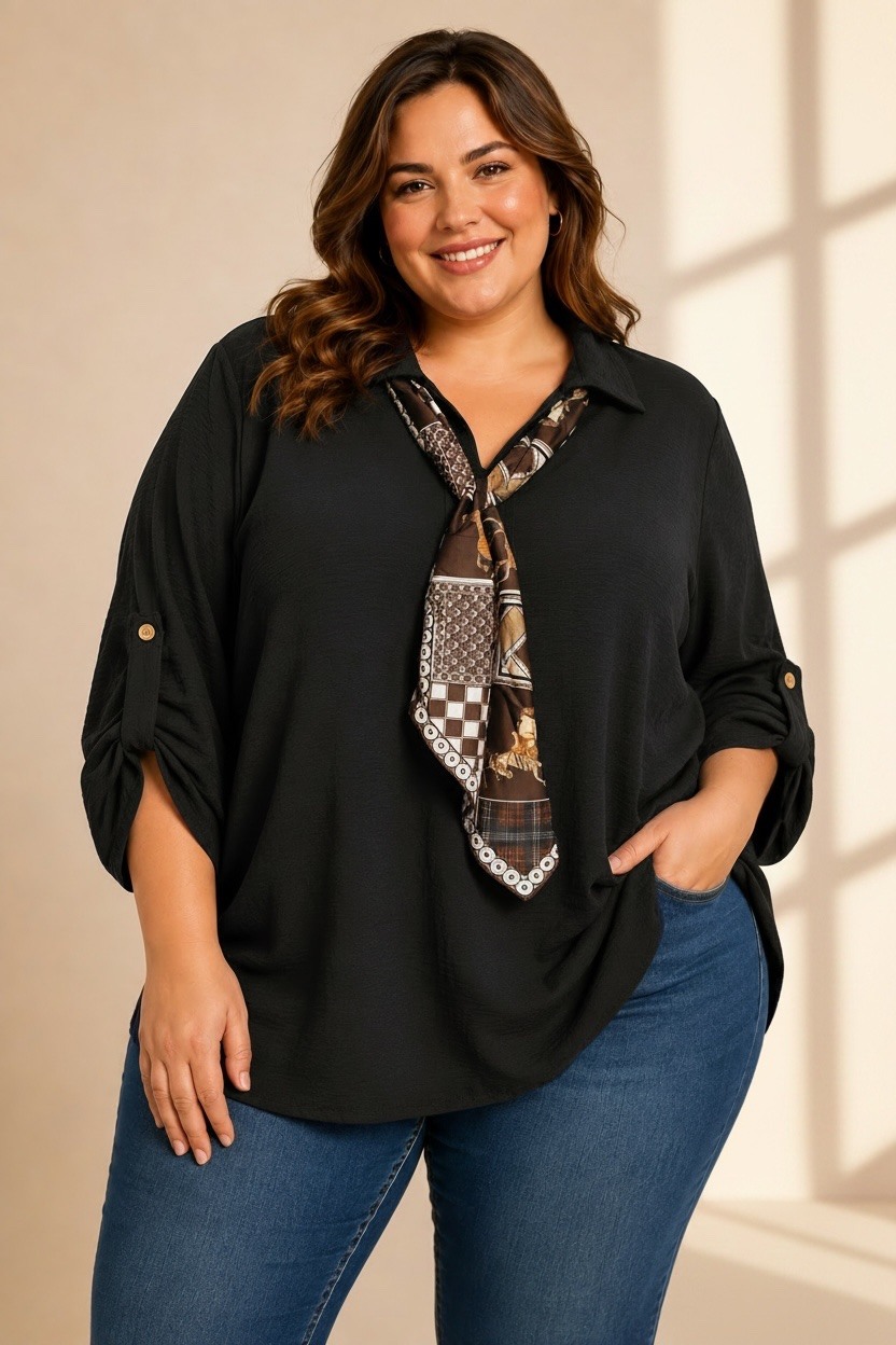 Grossiste E&F - HAUT FOULARD