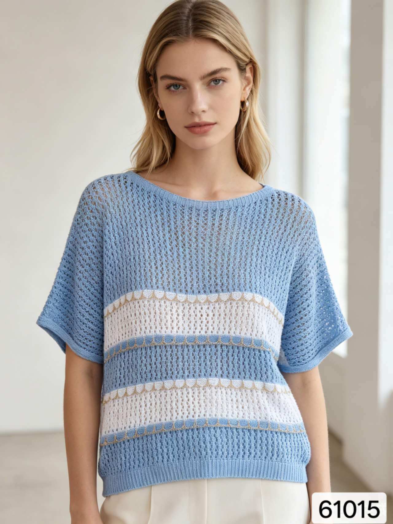 Wholesaler EMAGLIFICIO - Lightly knitted gold yarn