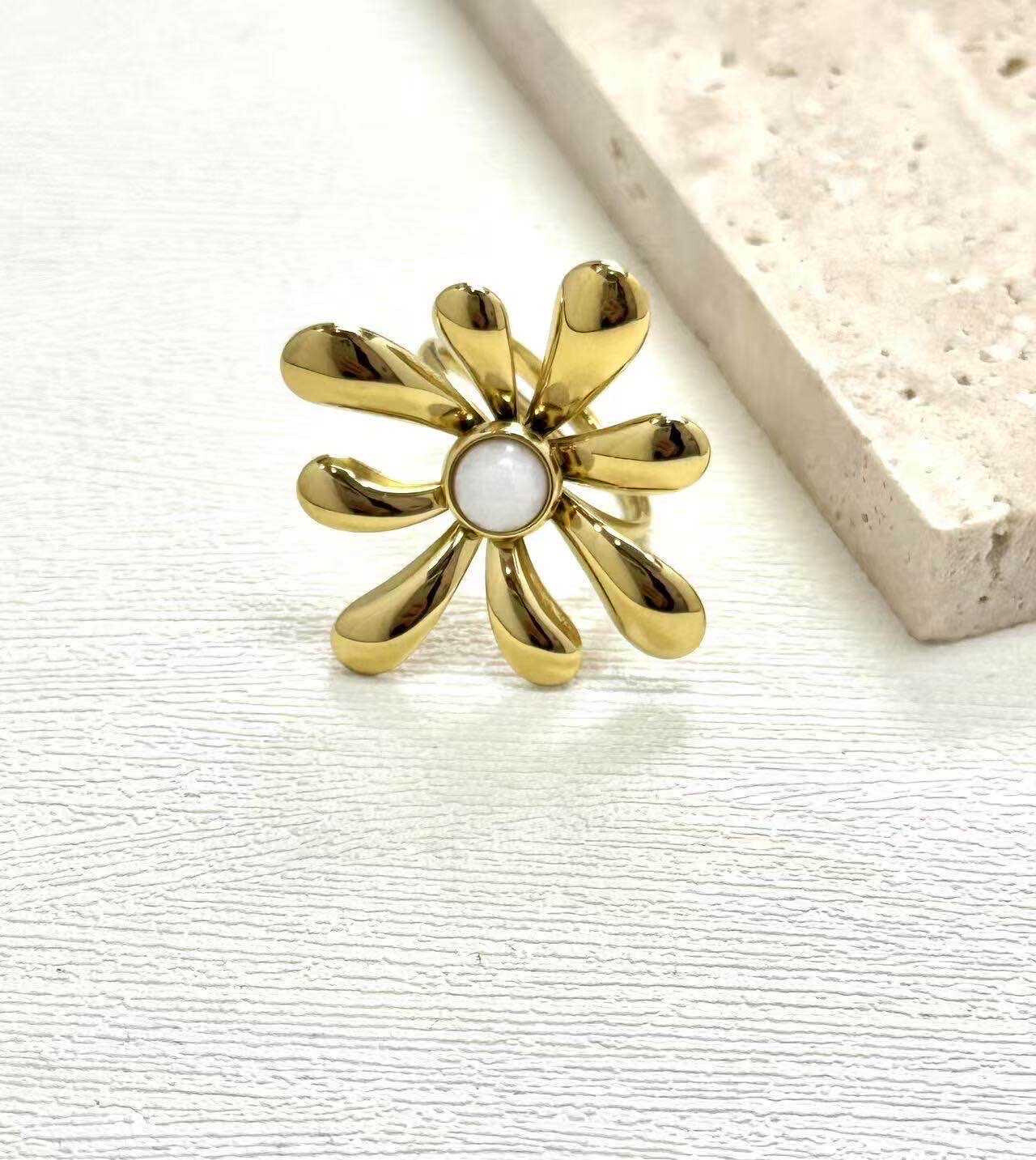 Grossiste Eclador Bijoux - Bague en acier Inoxydable , taille réglable.