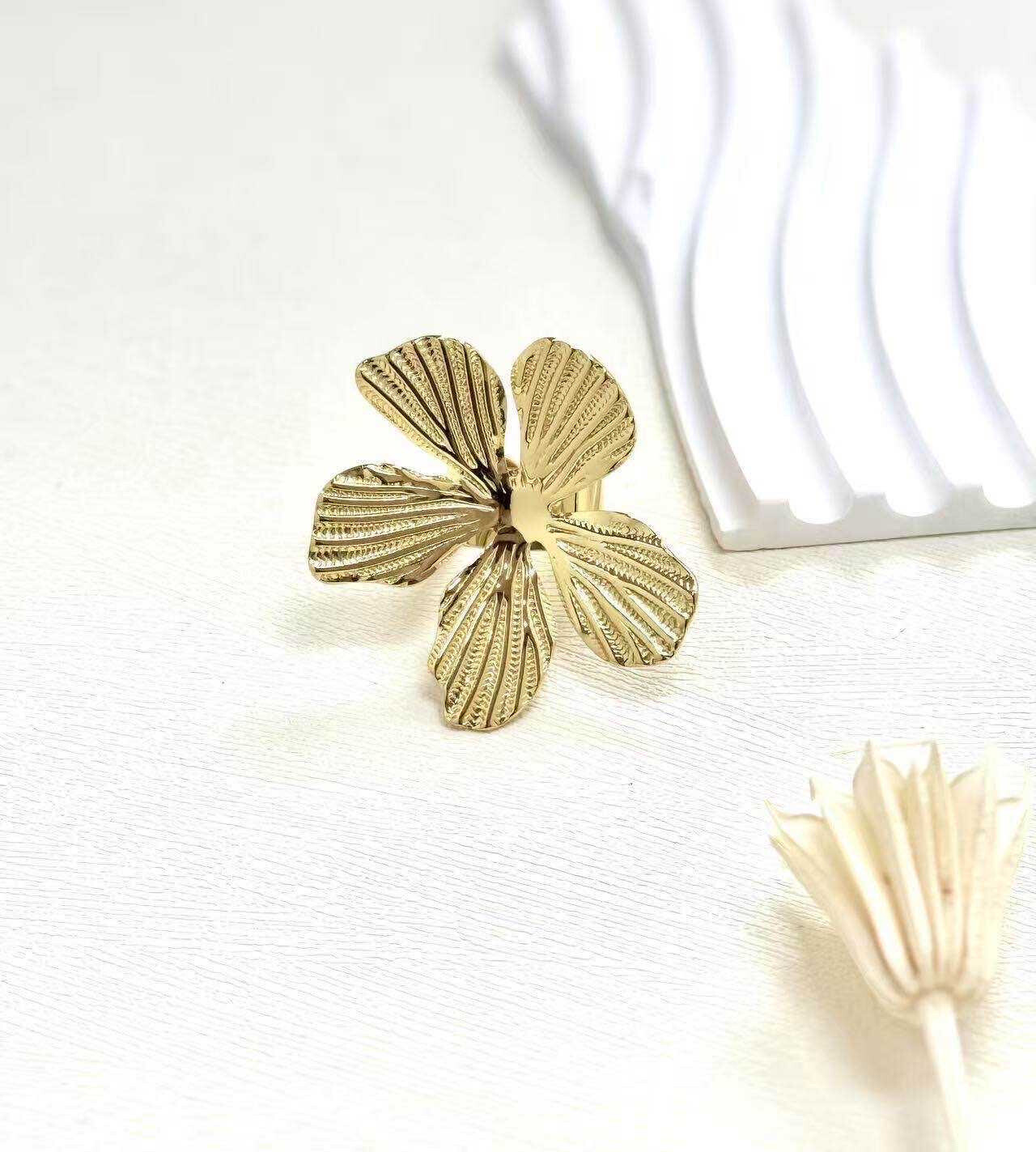 Grossiste Eclador Bijoux - Bague en acier Inoxydable , taille réglable.