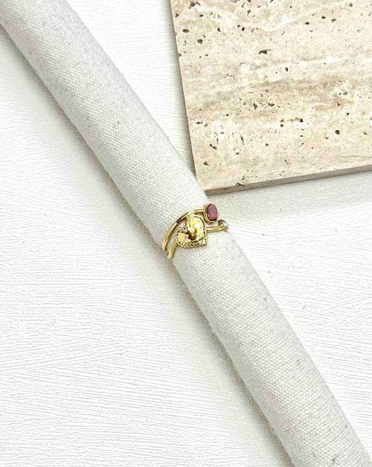 Grossiste Eclador Bijoux - Bague en acier Inoxydable, taille réglable.