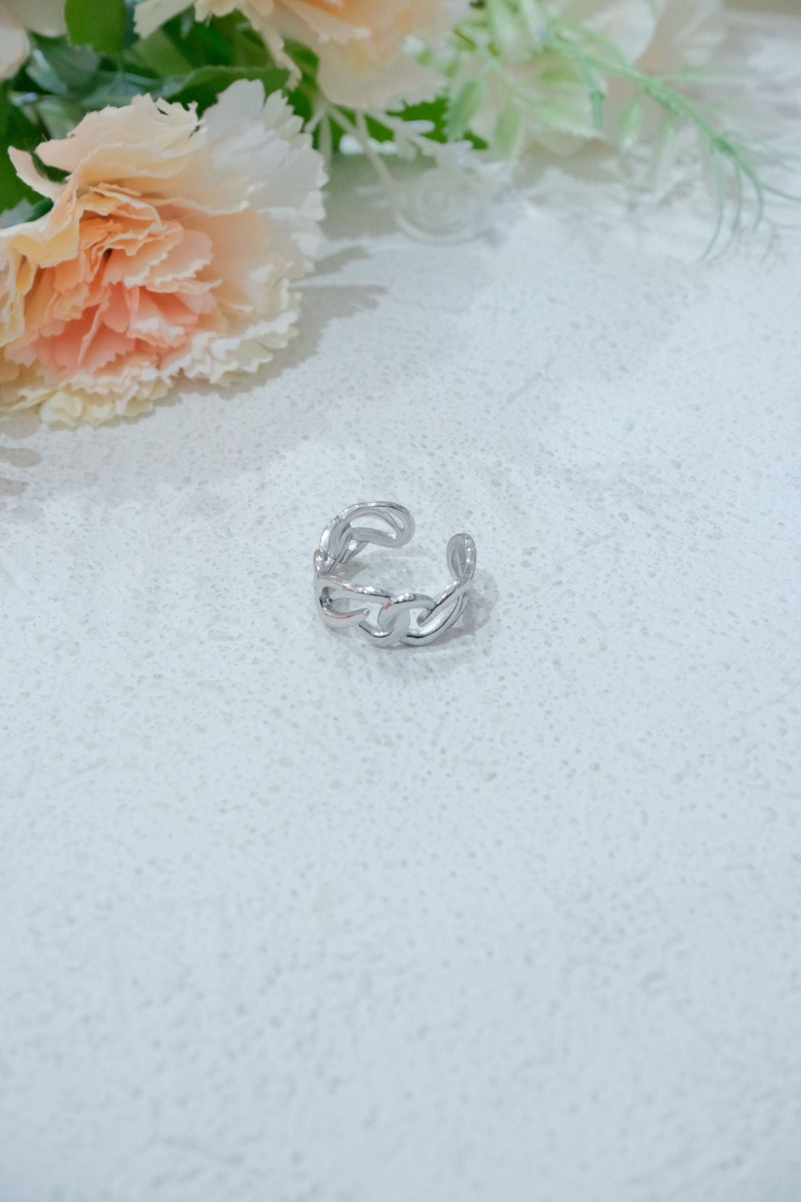 Grossiste Eclador Bijoux - bague  en acier Inoxydable femme taille réglable