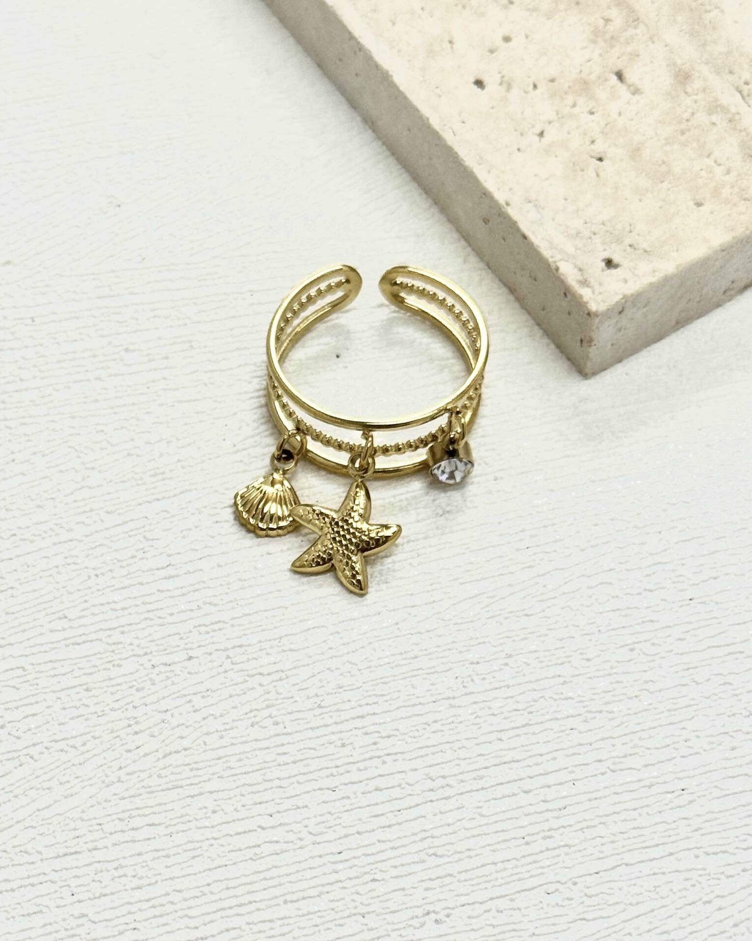 Grossiste Eclador Bijoux - Bague en acier Inoxydable, taille réglable