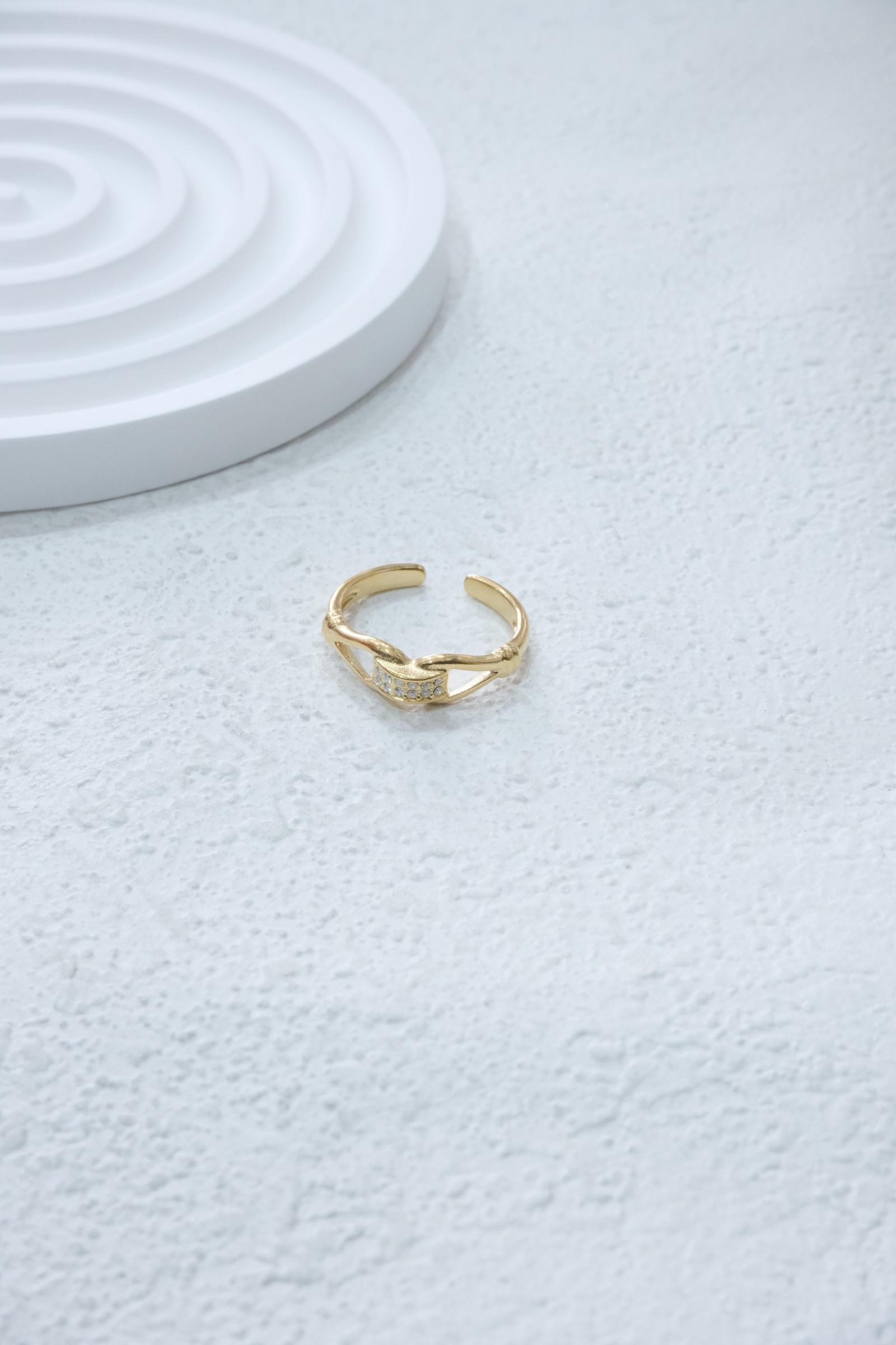 Grossiste Eclador Bijoux - Bague  en acier Inoxydable femme taille réglable
