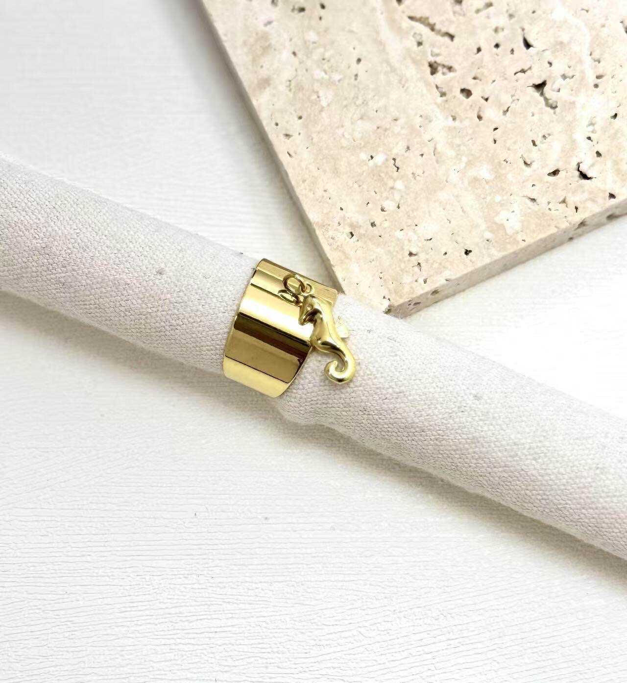 Grossiste Eclador Bijoux - Bague en acier Inoxydable   taille réglable.