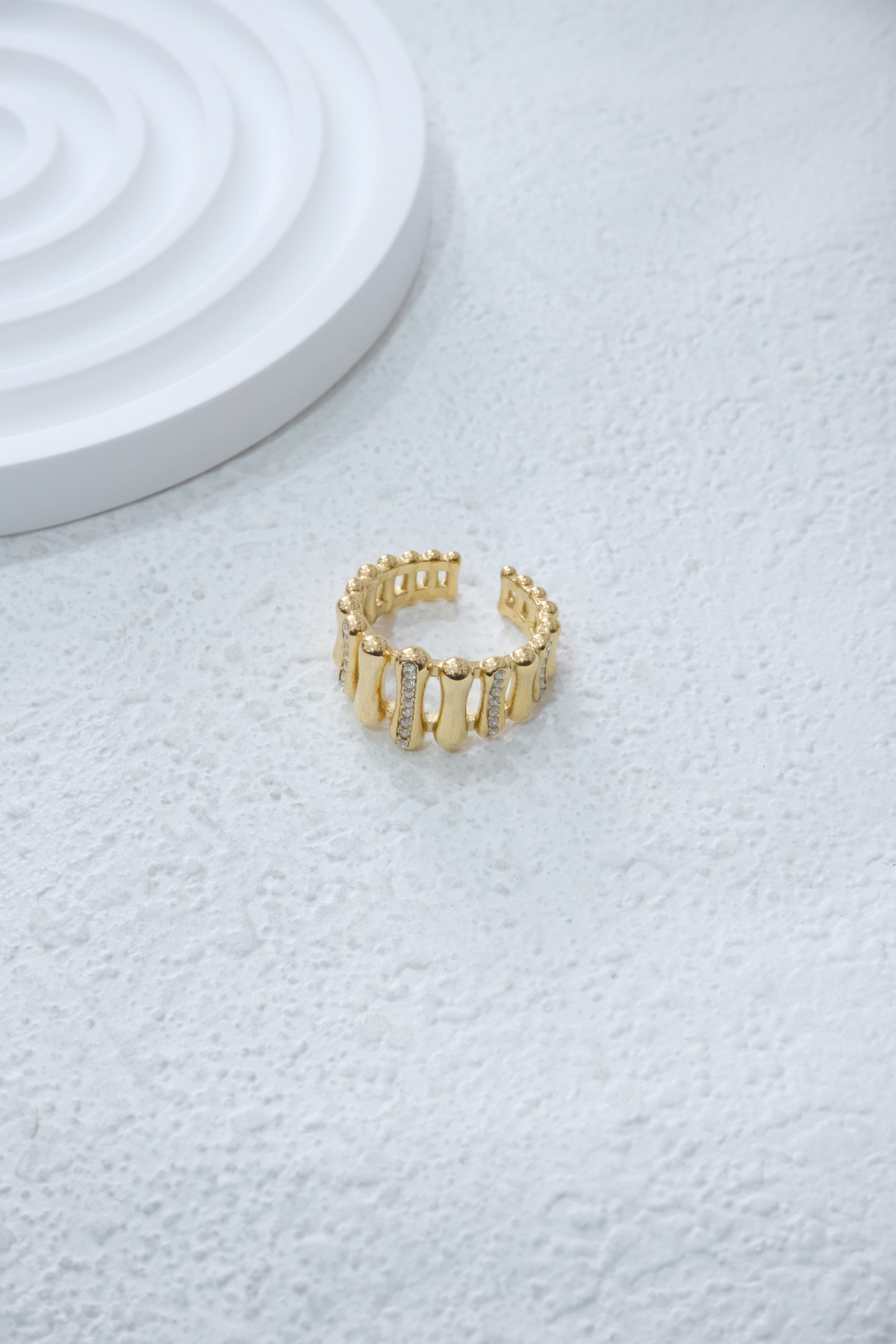 Grossiste Eclador Bijoux - Bague  en acier Inoxydable femme taille réglable