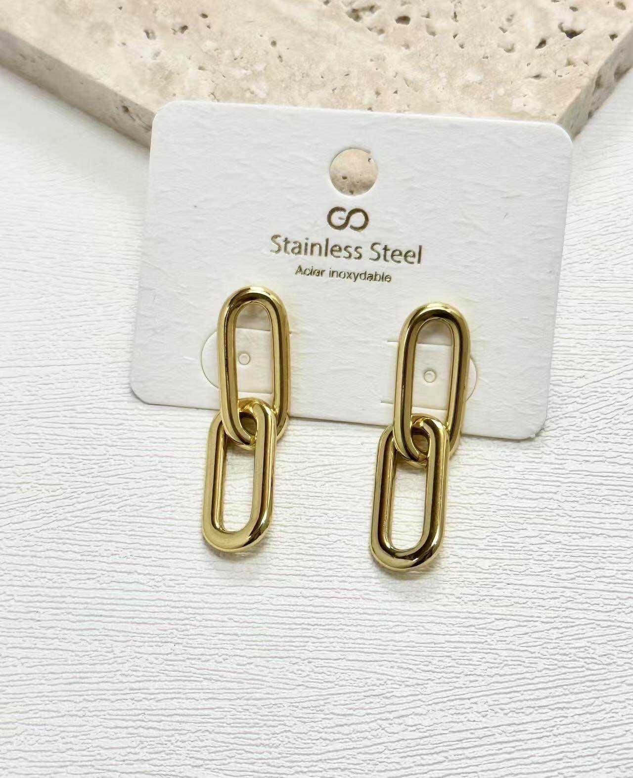 Grossiste Eclador Bijoux - Boucles d’oreilles en acier Inoxydable