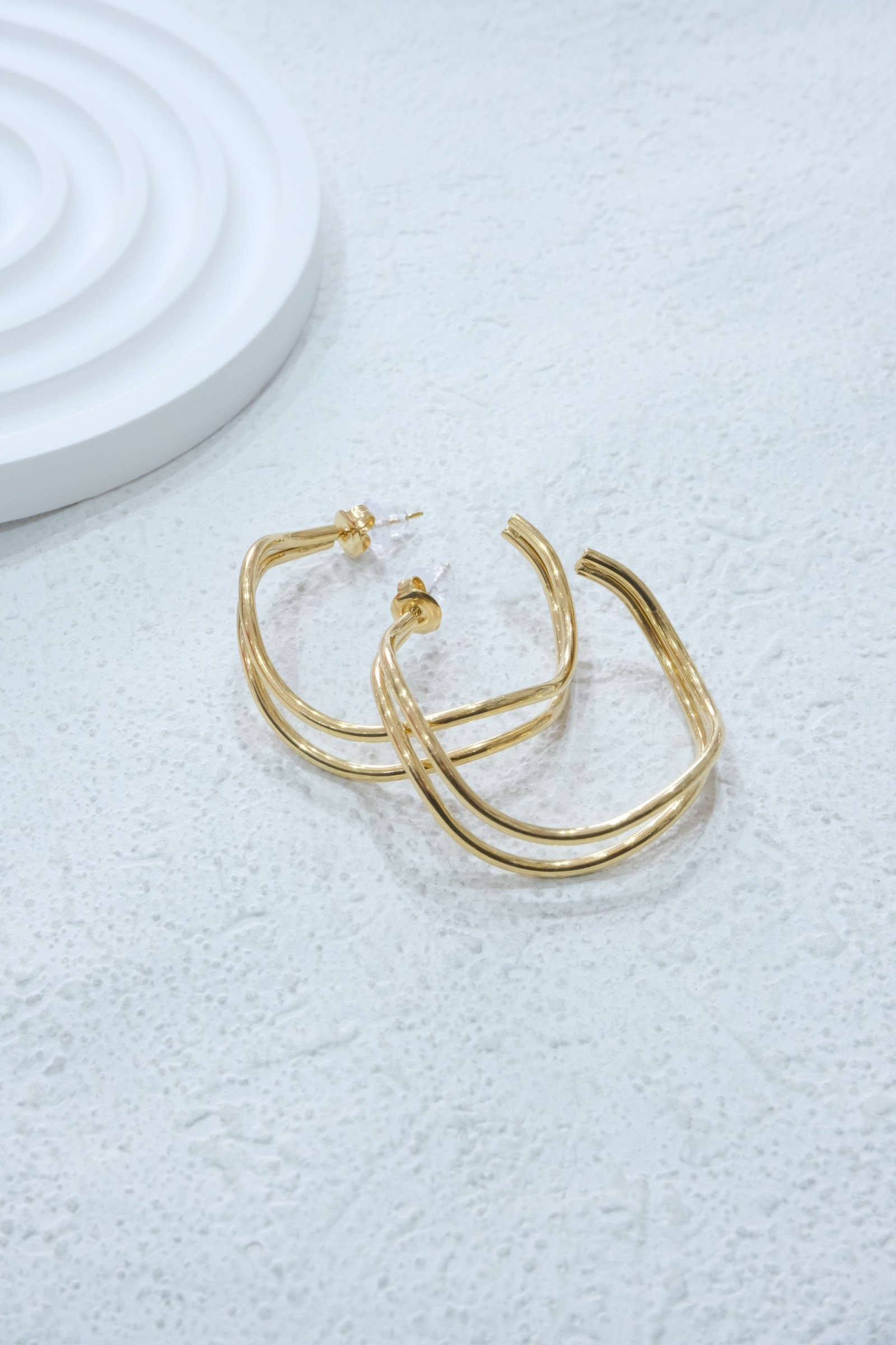 Wholesaler Eclador Bijoux - EAR CUFF in stainless steel.  Women's ear ring