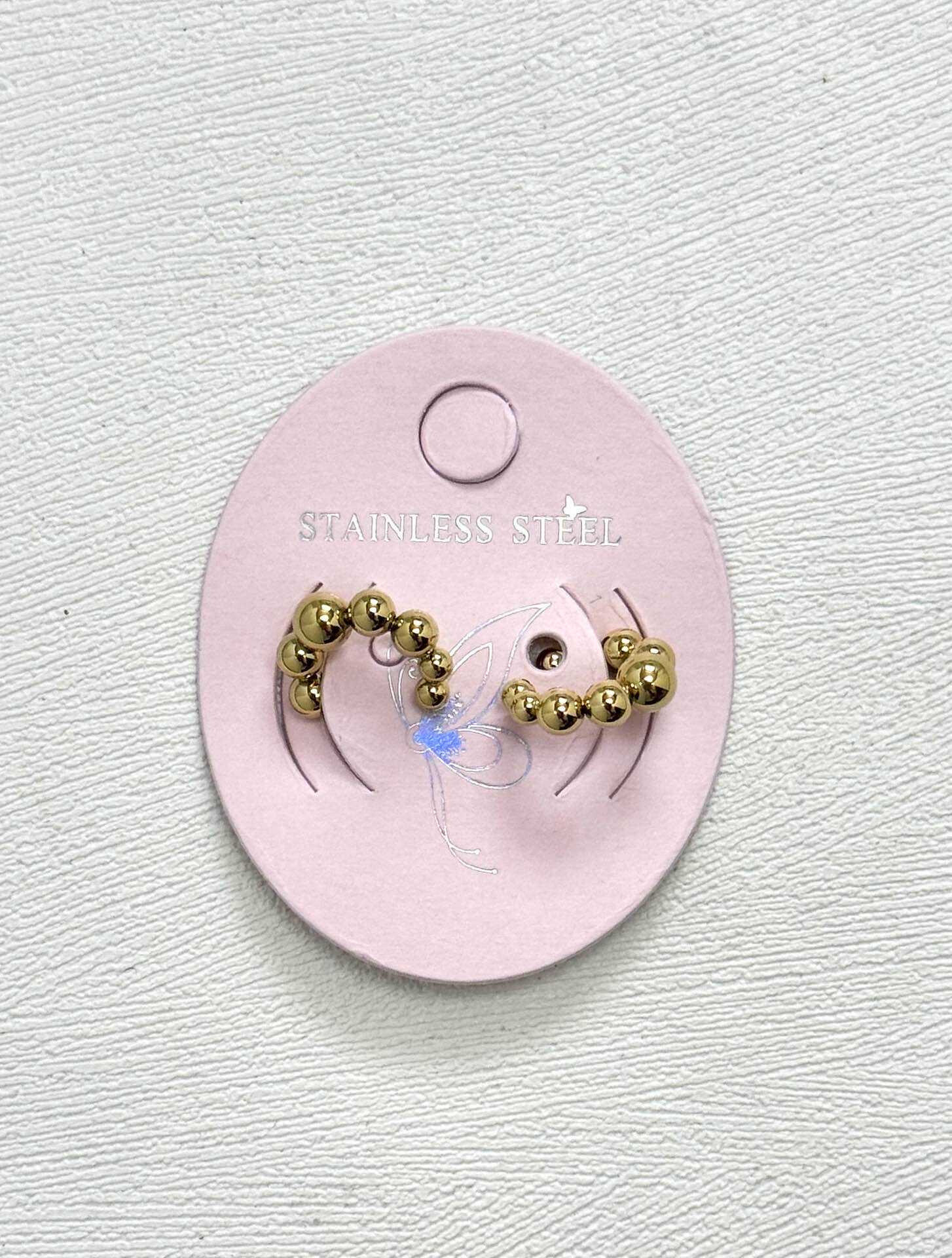 Grossista Eclador Bijoux - Cuffia per auricolari in acciaio inossidabile.  Anello per le orecchie da donna