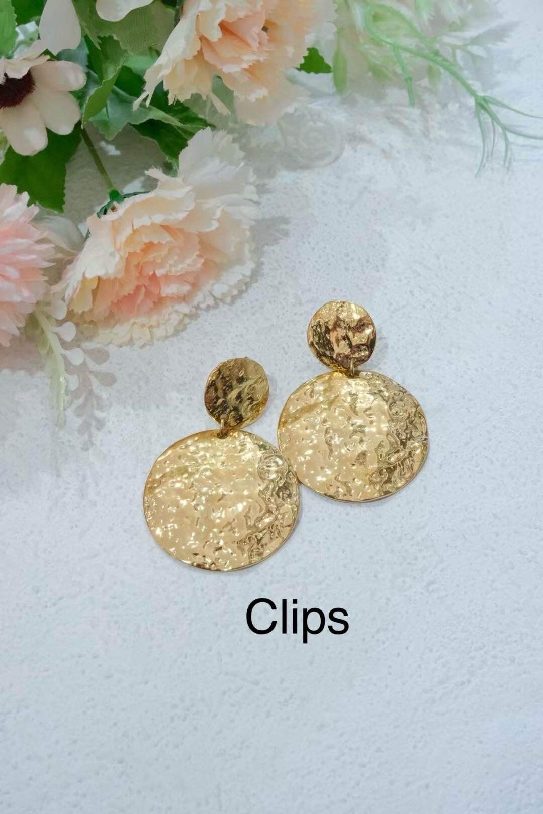 Mayorista Eclador Bijoux - Eado en el acero inoxidable.  Anillo de orejas de mujeres