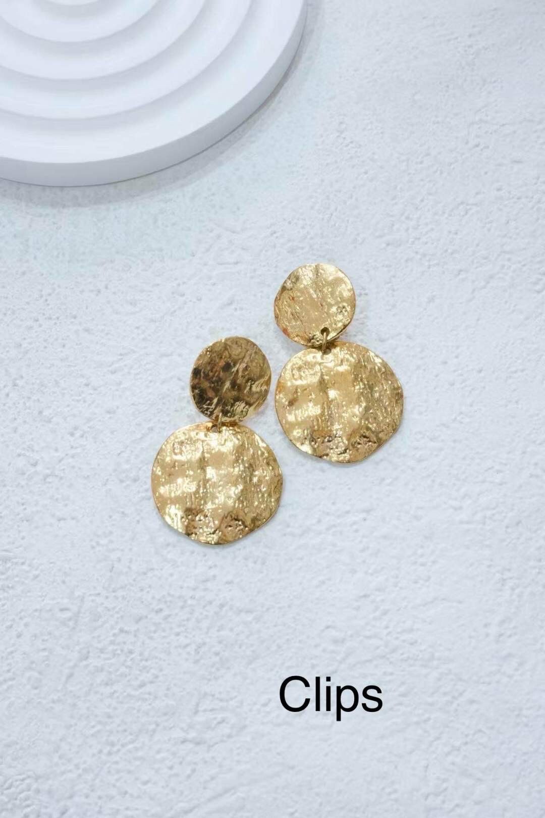 Grossiste Eclador Bijoux - Boucles d’oreilles  clips en acier Inoxydable