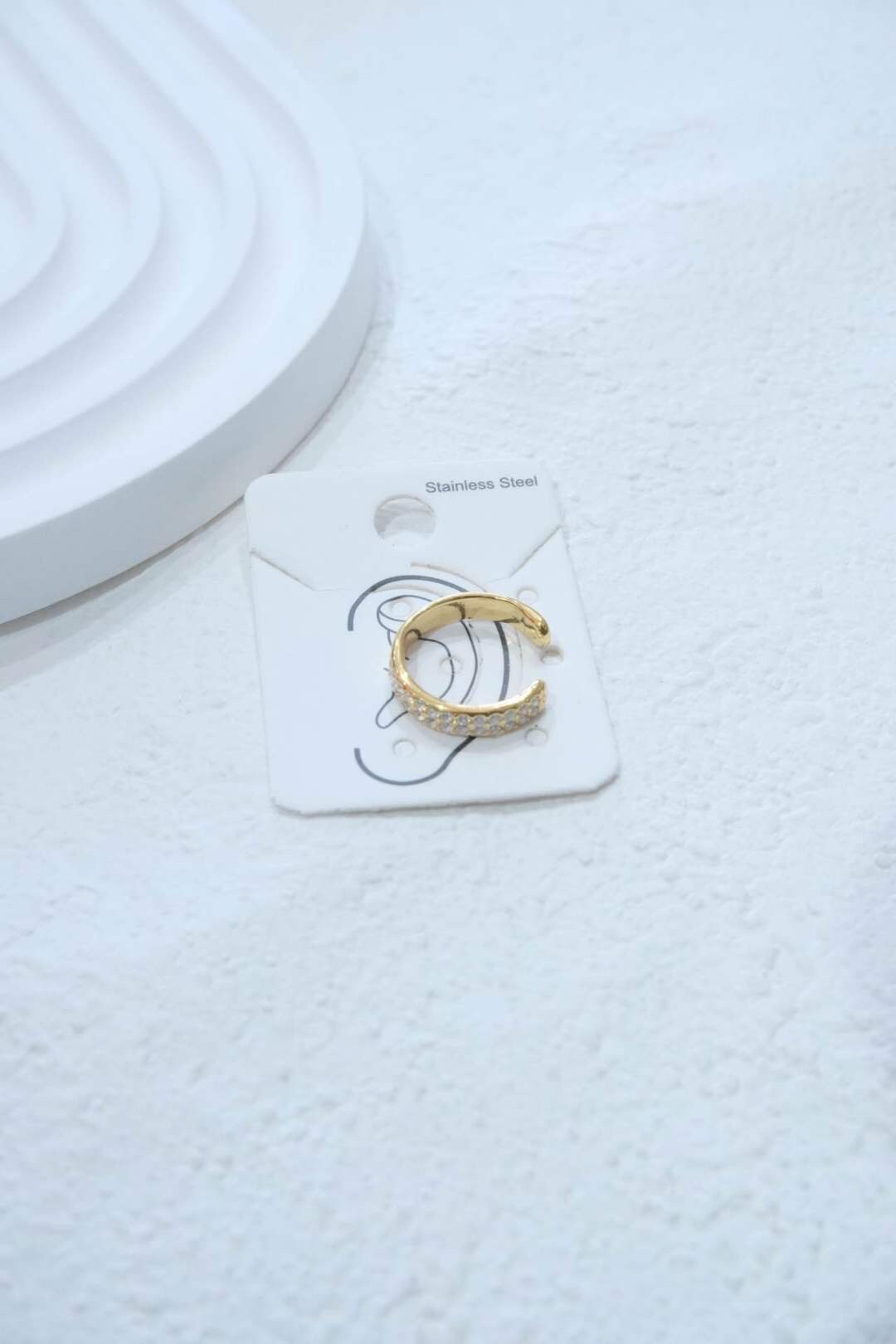 Grossista Eclador Bijoux - Cuffia per auricolari in acciaio inossidabile.  Anello per le orecchie da donna
