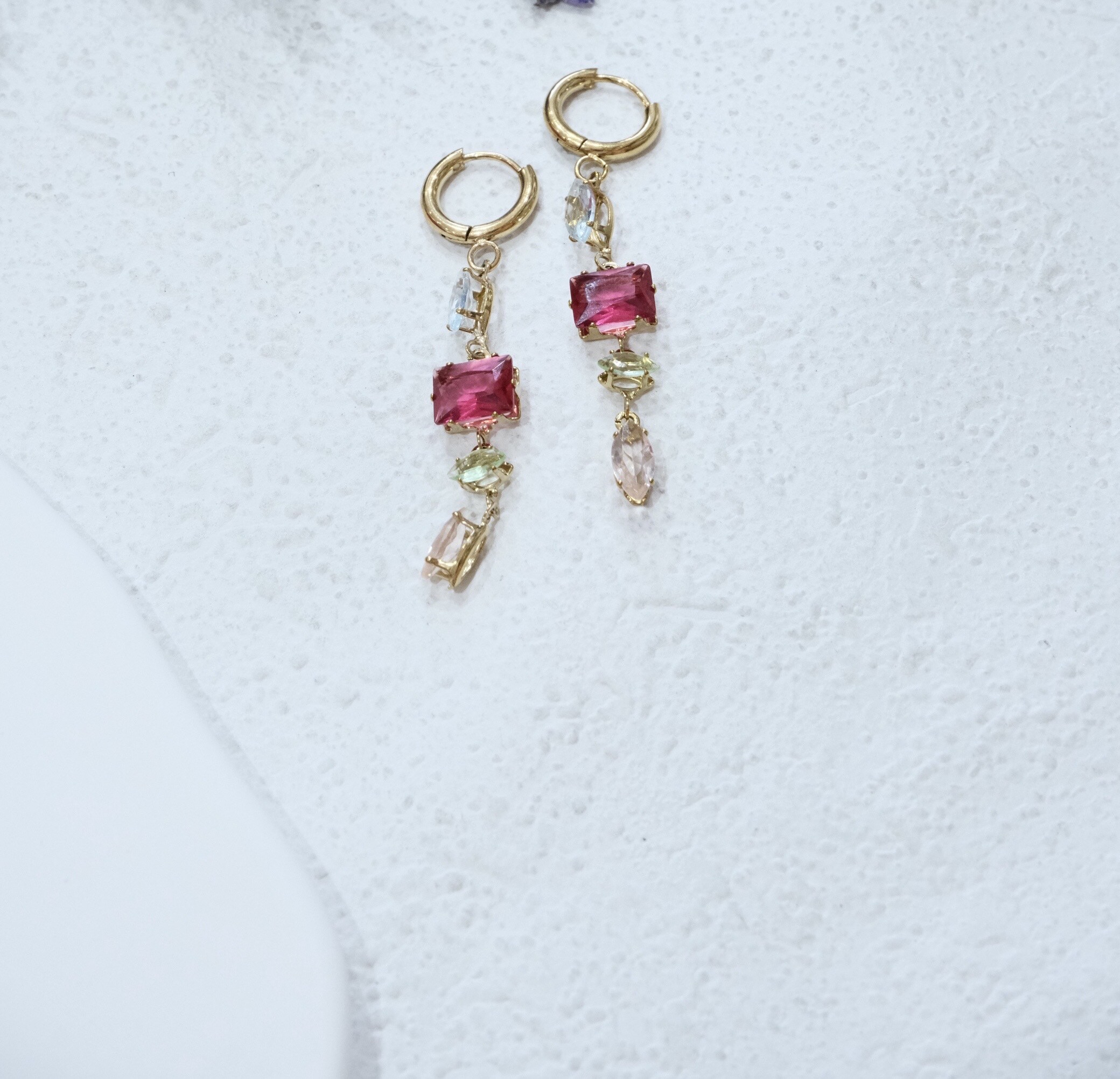 Mayorista Eclador Bijoux - Eado en el acero inoxidable.  Anillo de orejas de mujeres
