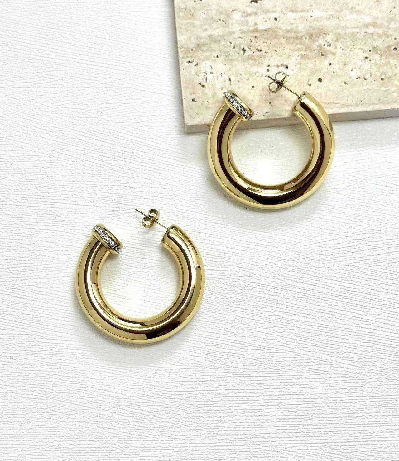 Grossiste Eclador Bijoux - Boucles d’oreilles en acier Inoxydable