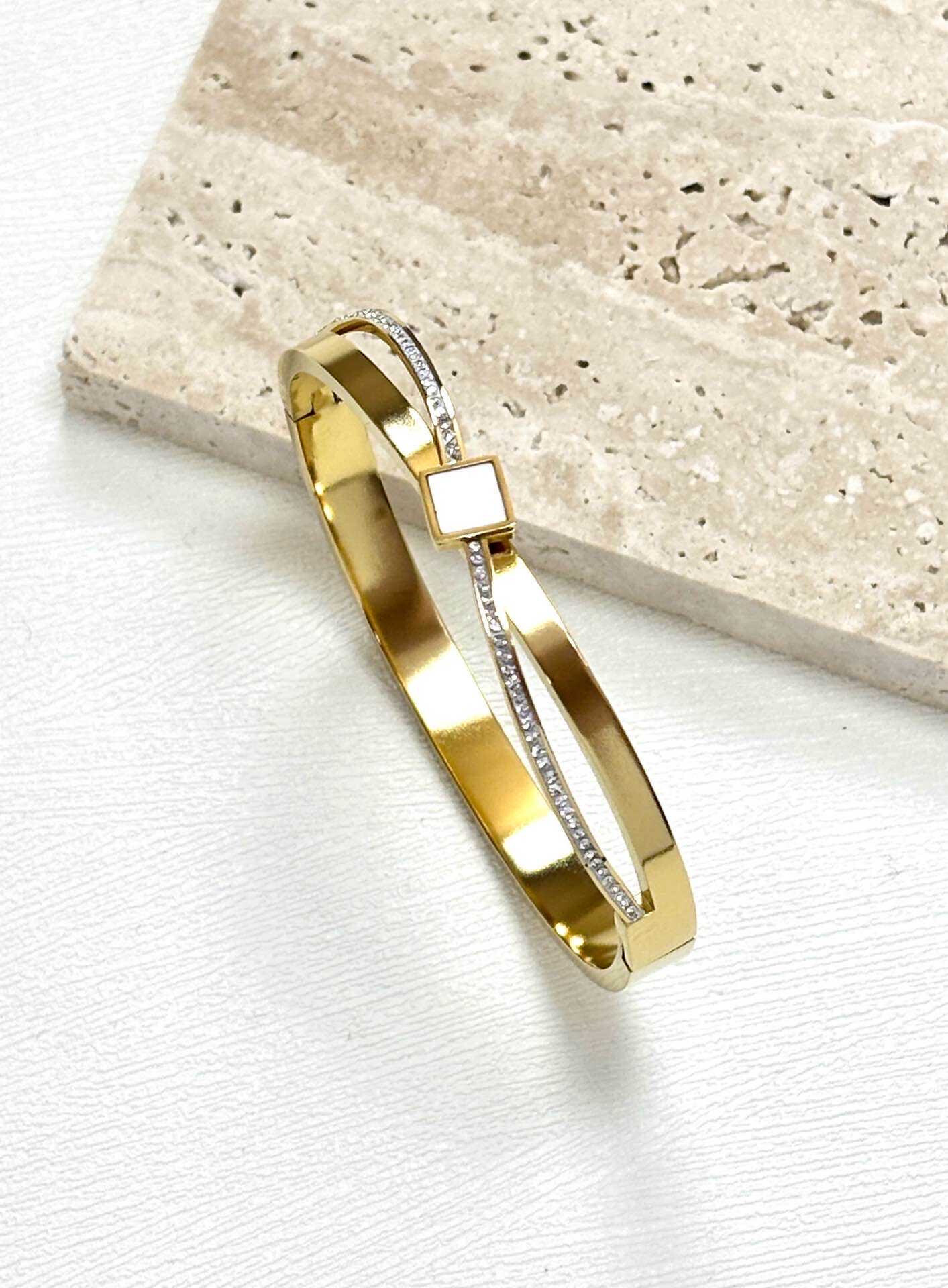 Grossiste Eclador Bijoux - Bracelet jonc en acier Inoxydable