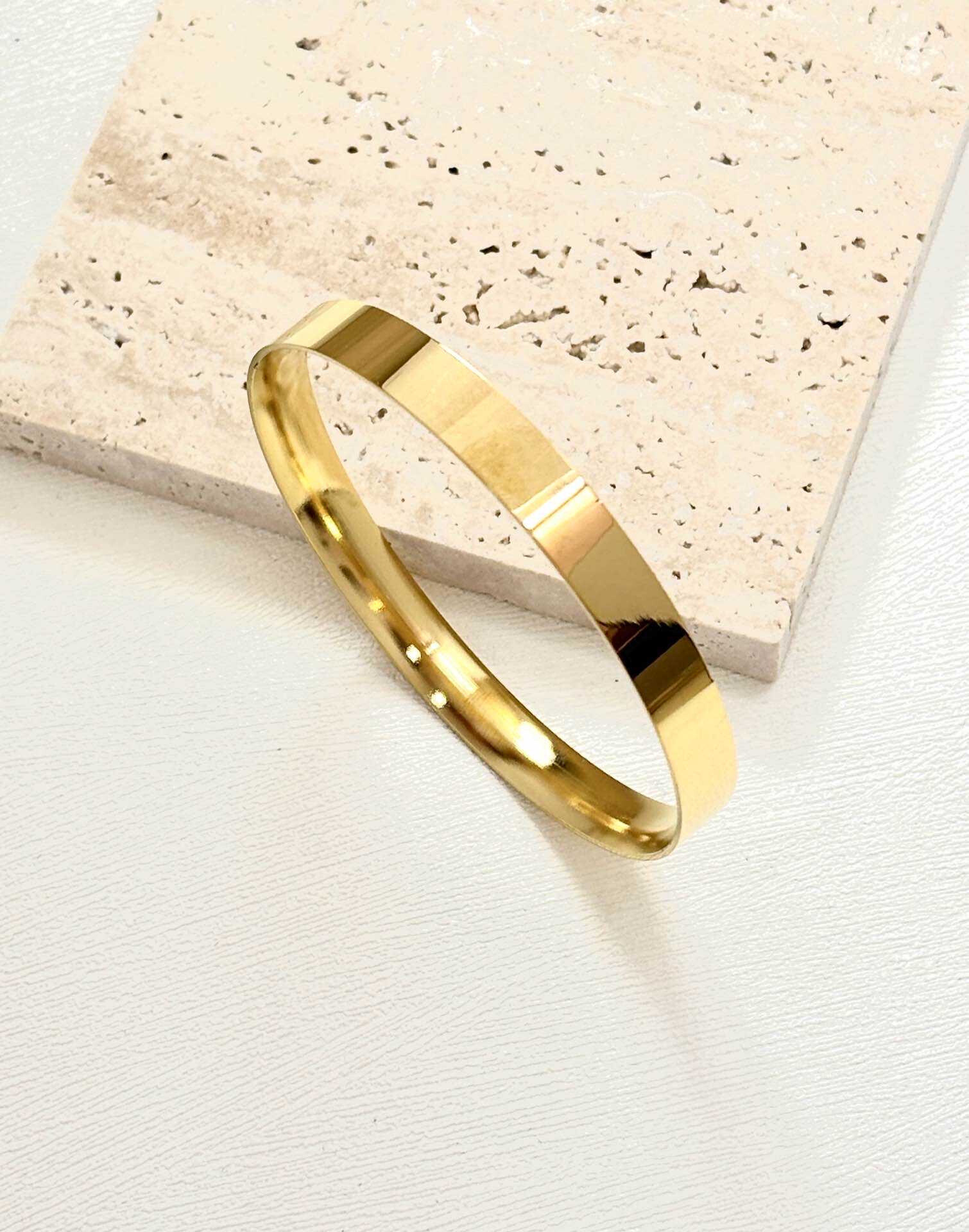 Grossiste Eclador Bijoux - Bracelet jonc en acier Inoxydable