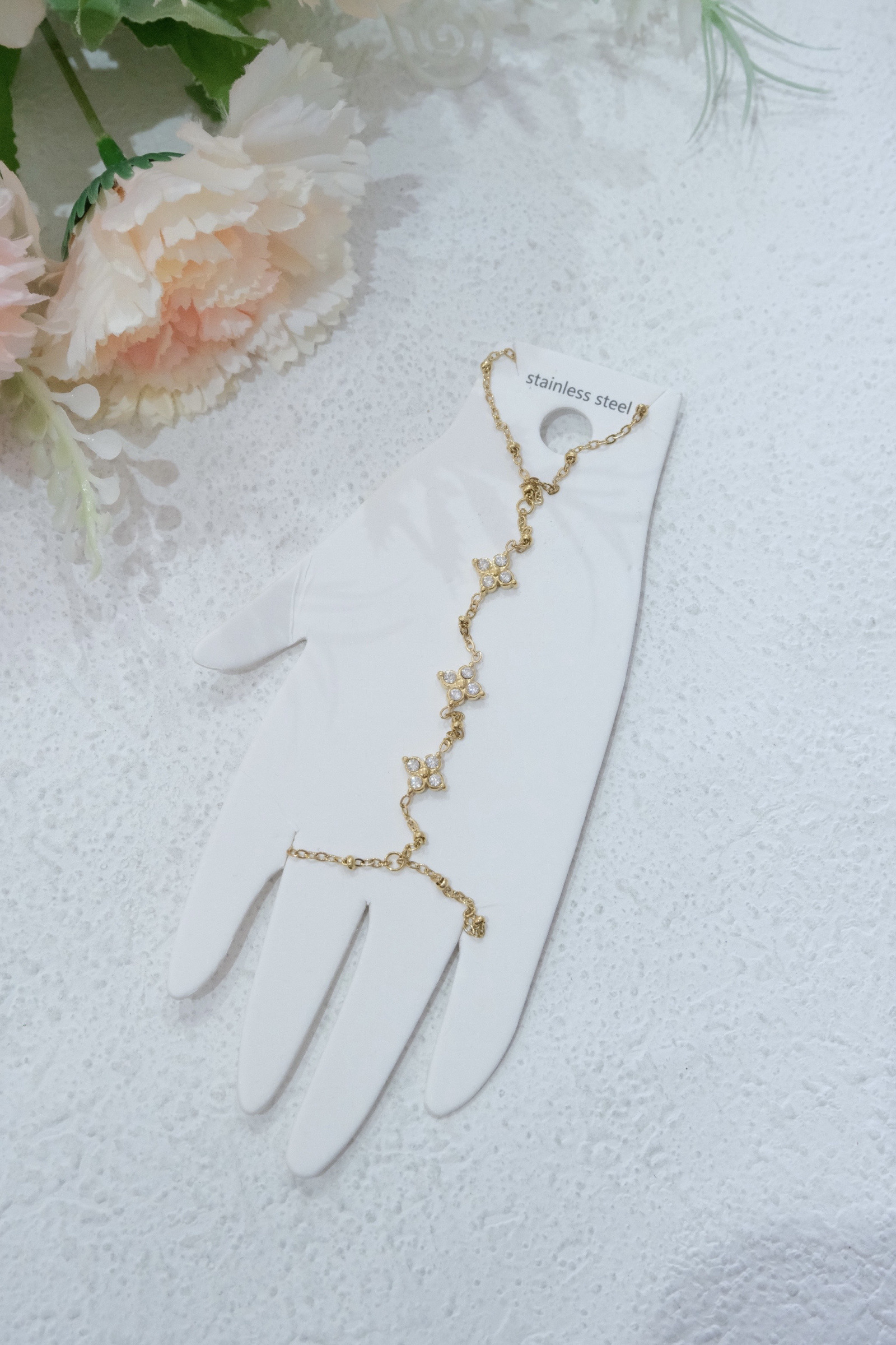Grossiste Eclador Bijoux - Chaîne de main en acier inoxydable femme