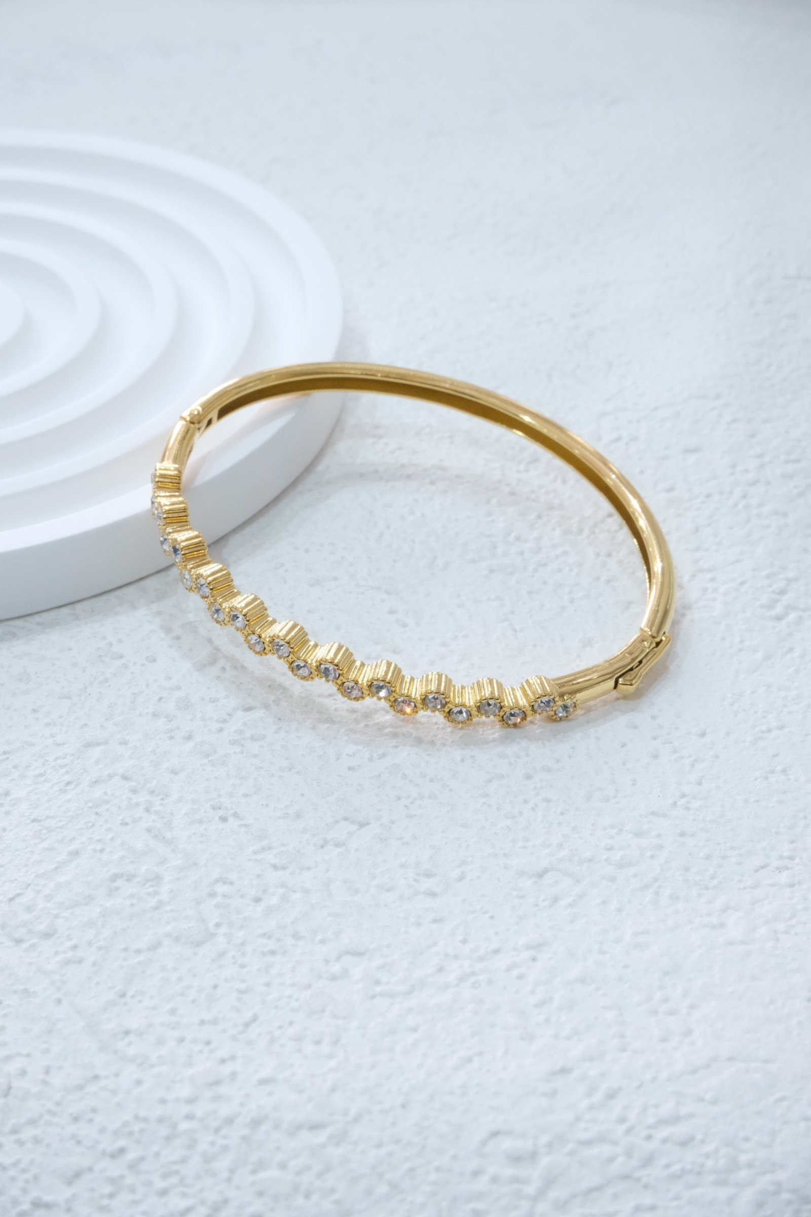 Grossiste Eclador Bijoux - Bracelet jonc en acier Inoxydable femme