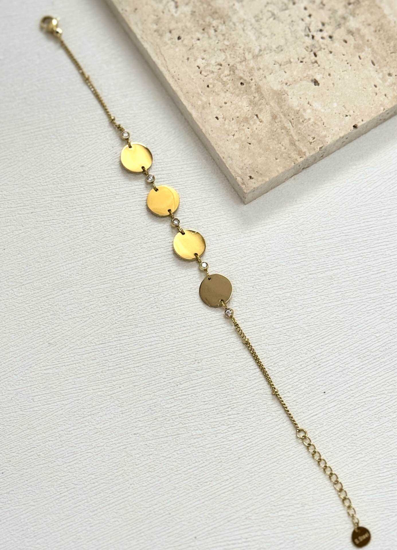 Grossista Eclador Bijoux - Bracciale rigido in acciaio inossidabile, a forma di goccia d'acqua.
