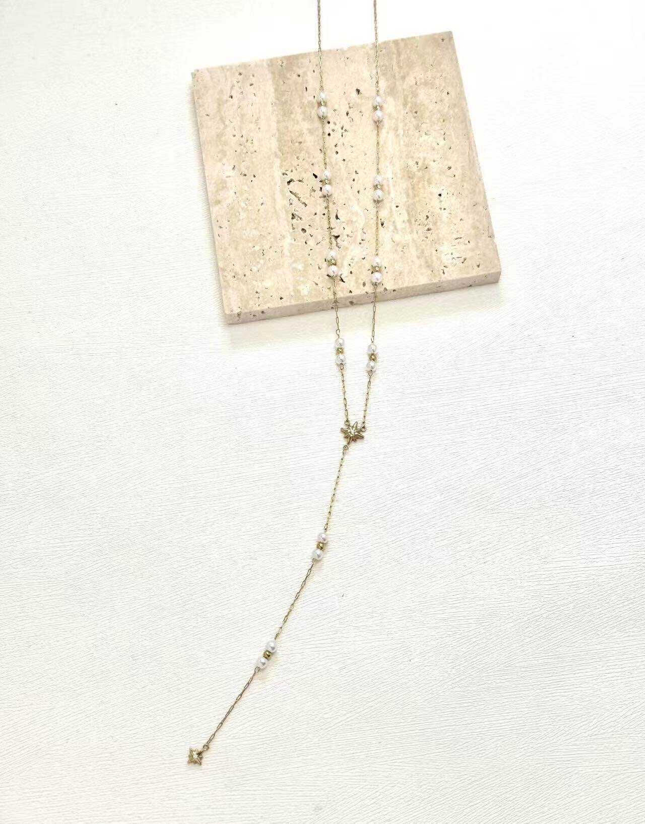 Grossiste Eclador Bijoux - Collier en acier Inoxydable en forme de y.