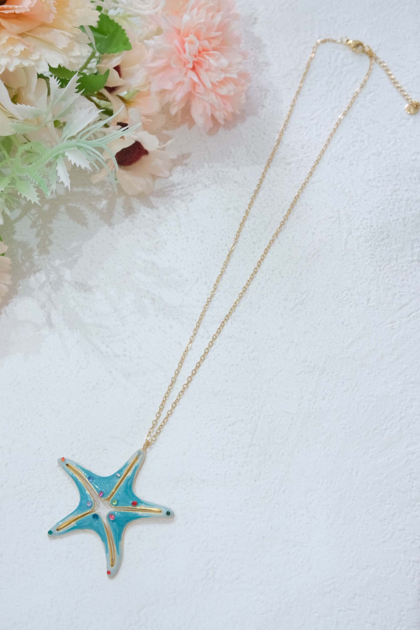 Grossiste Eclador Bijoux - Collier en acier Inoxydable femme étoile de mer