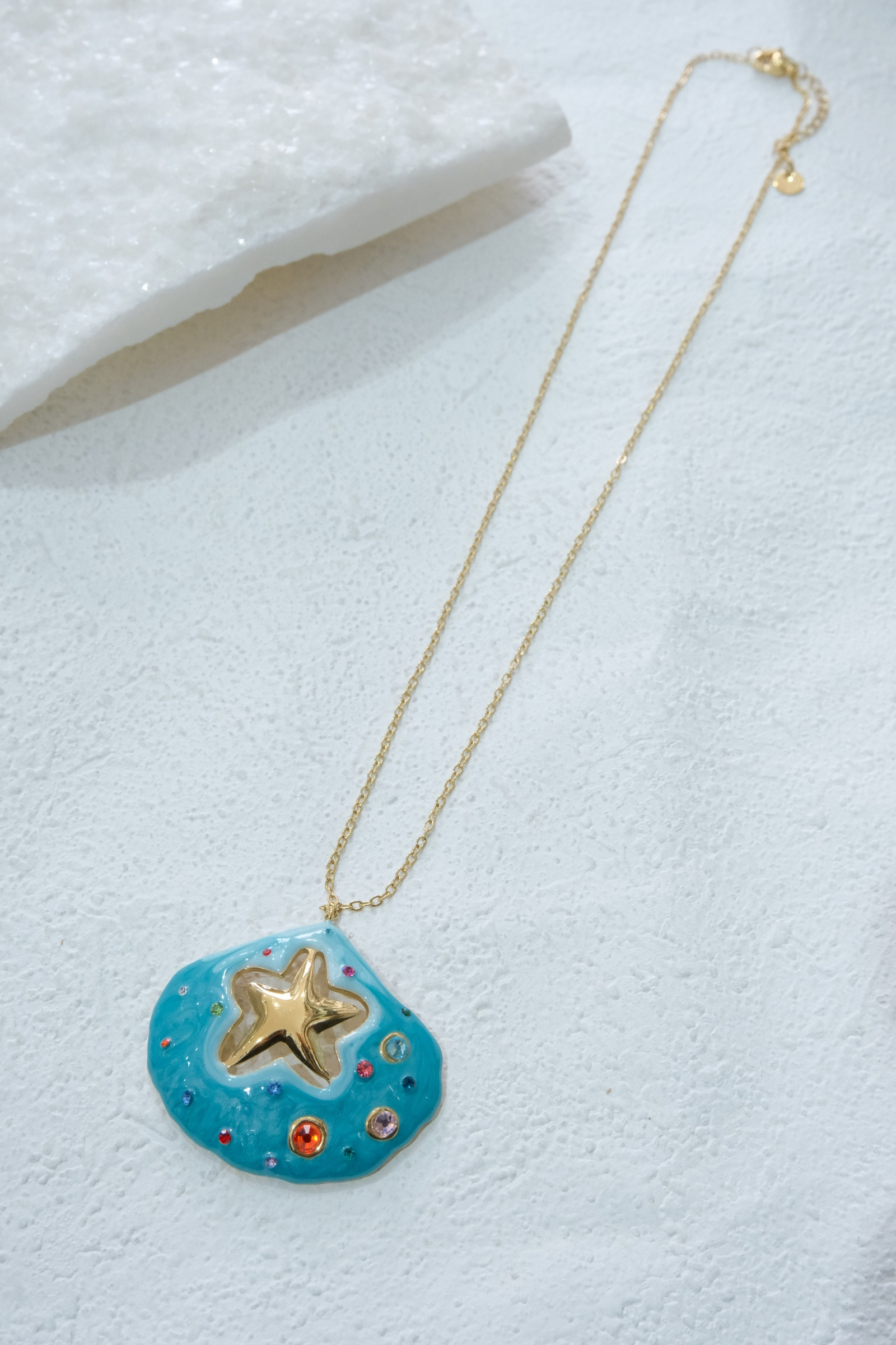 Grossiste Eclador Bijoux - Collier en acier Inoxydable coquille