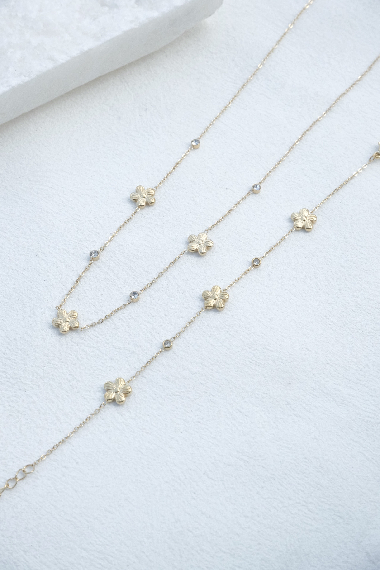 Grossiste Eclador Bijoux - Ensemble en acier Inoxydable. femme bracelet + collier