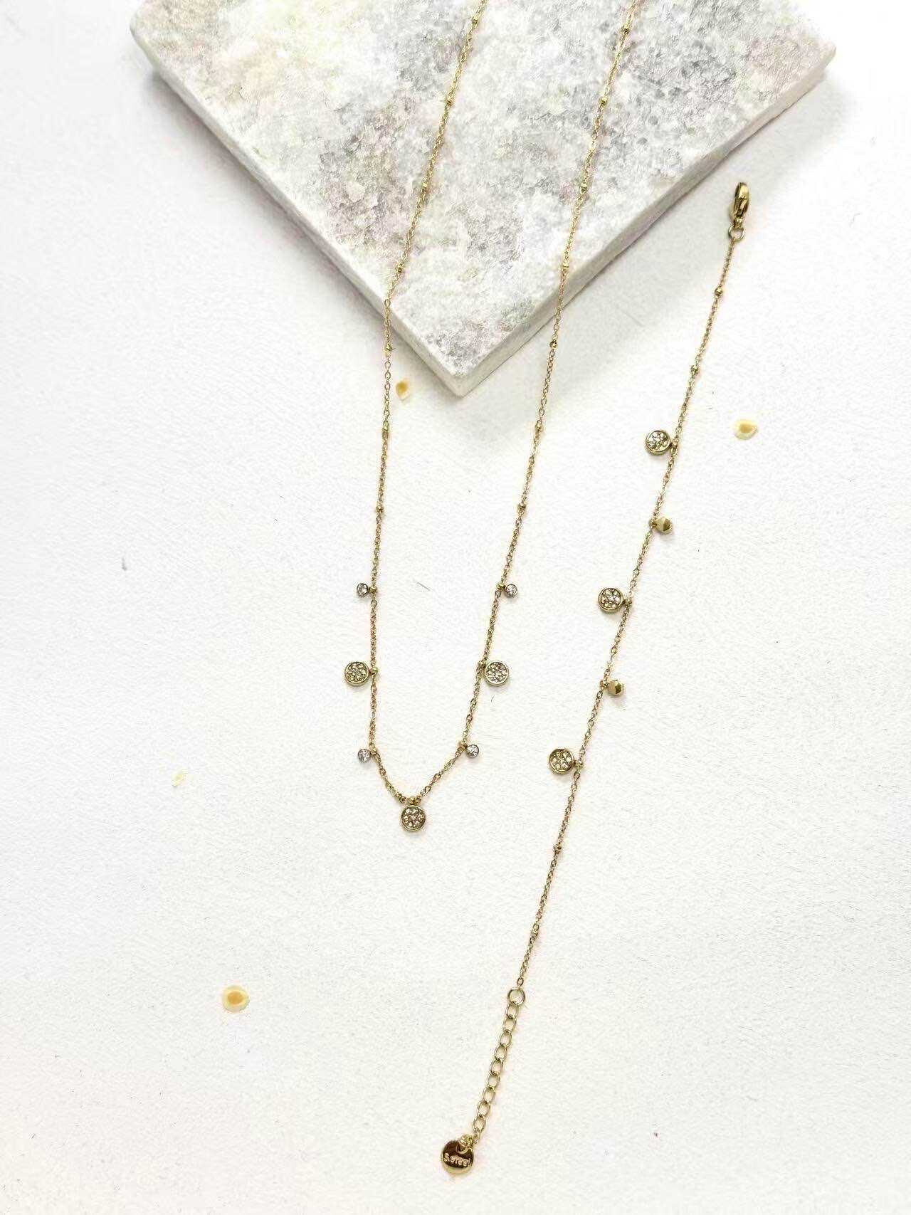 Grossiste Eclador Bijoux - Ensemble parure femme en acier inoxydable