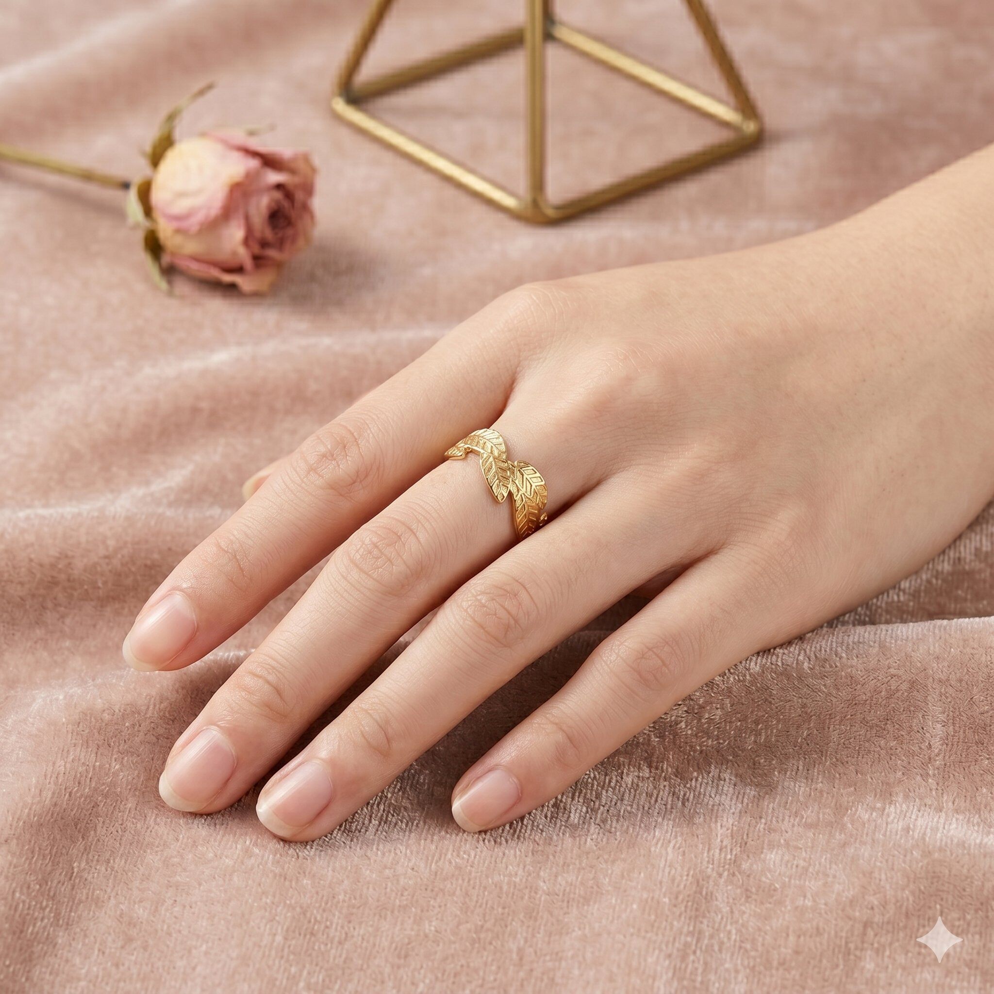 Grossiste Eclat Paris - Bague couronne de feuilles