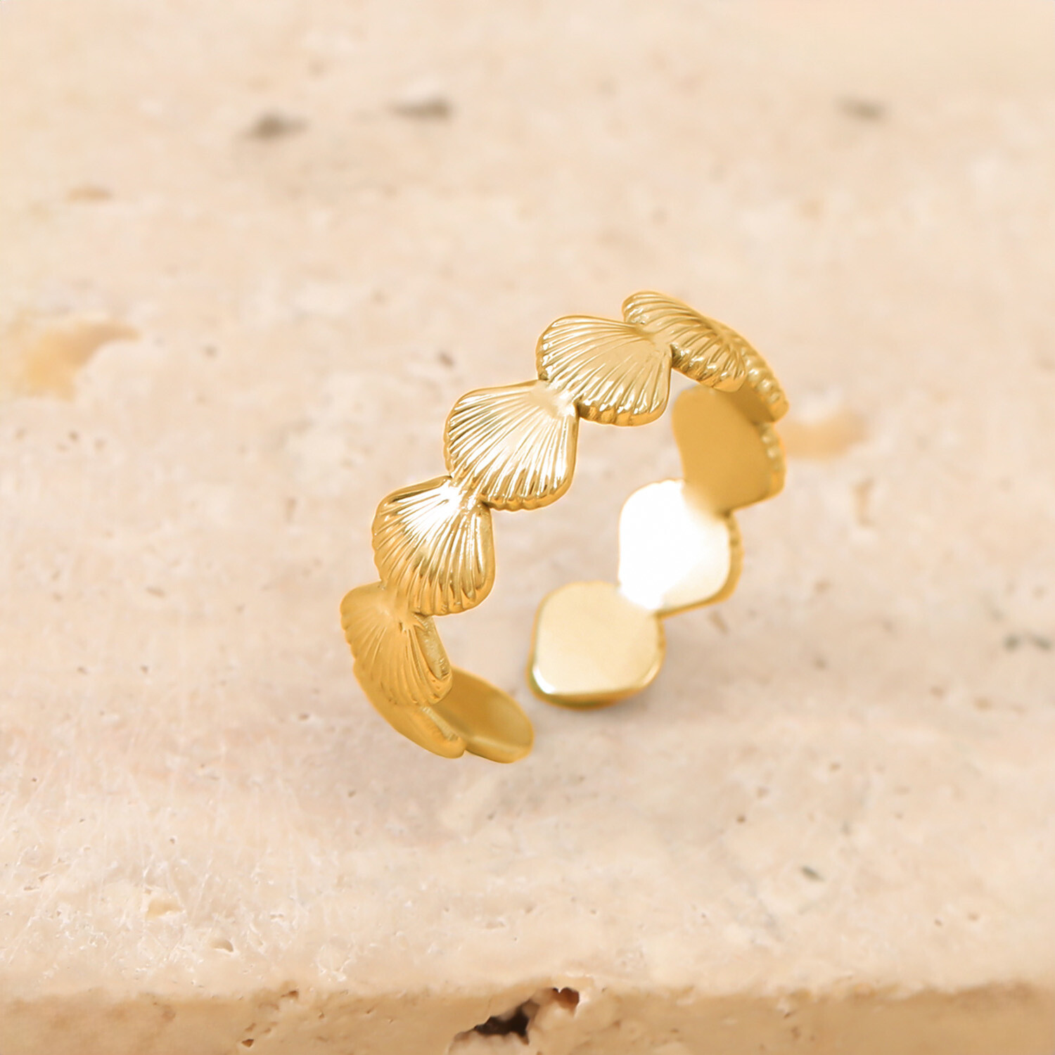 Großhändler Eclat Paris - Offene goldene Ringschalenskalen