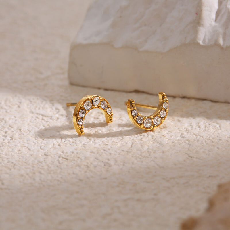 Wholesaler Eclat Paris - Half moon golden ear nails