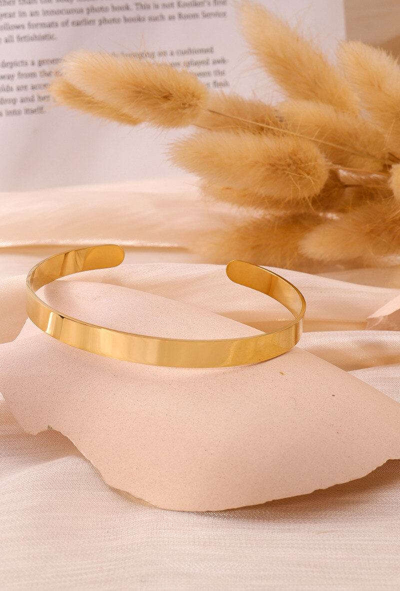 Wholesaler Eclat Paris - Single gold link necklace
