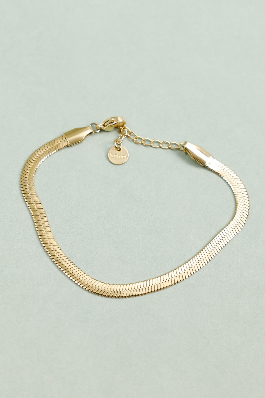 Grossista Eclat Paris - Bracciale a Maglia Serpente Dorato