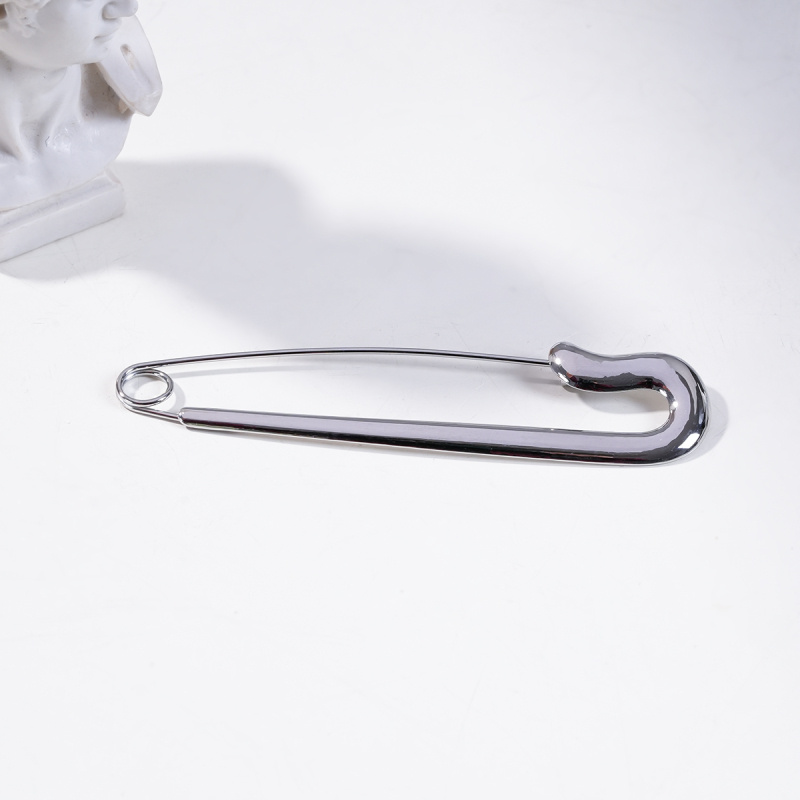 Mayorista Eclat Paris - Broche de plata en acero inoxidable.