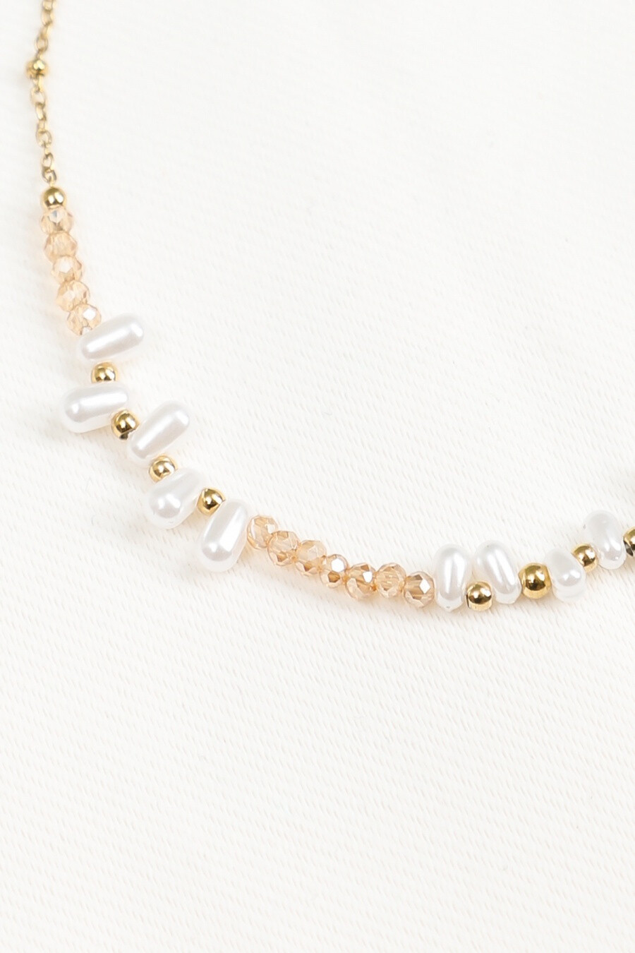 Wholesaler Eclat Paris - Ankle Chain White Beads
