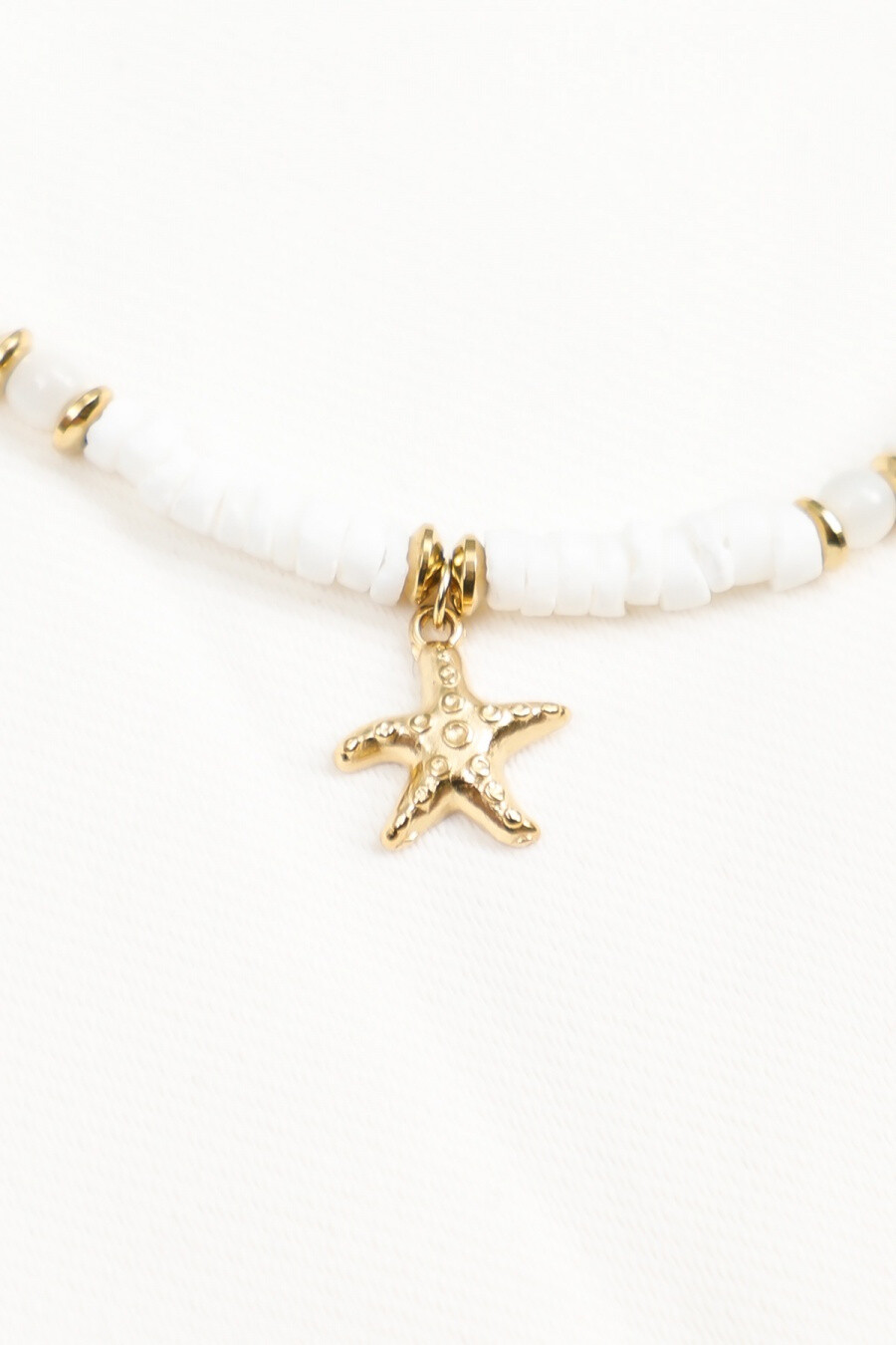 Wholesaler Eclat Paris - Ankle Chain White Stones