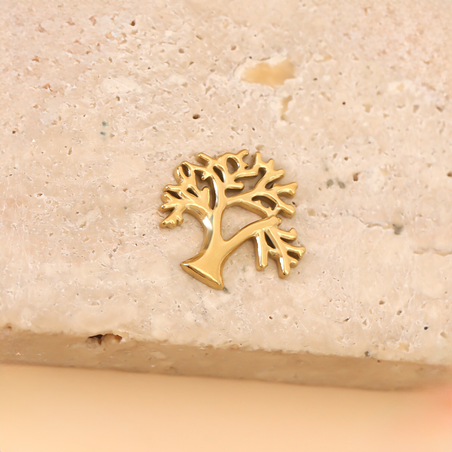 Grossiste Eclat Paris - Lot de 3 Pendentifs Arbre De Vie Doré